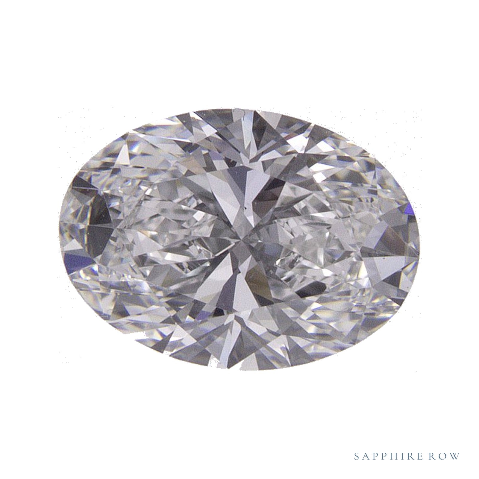 1.21 ct lab-grown diamond, oval cut | Sapphire Row · cut4