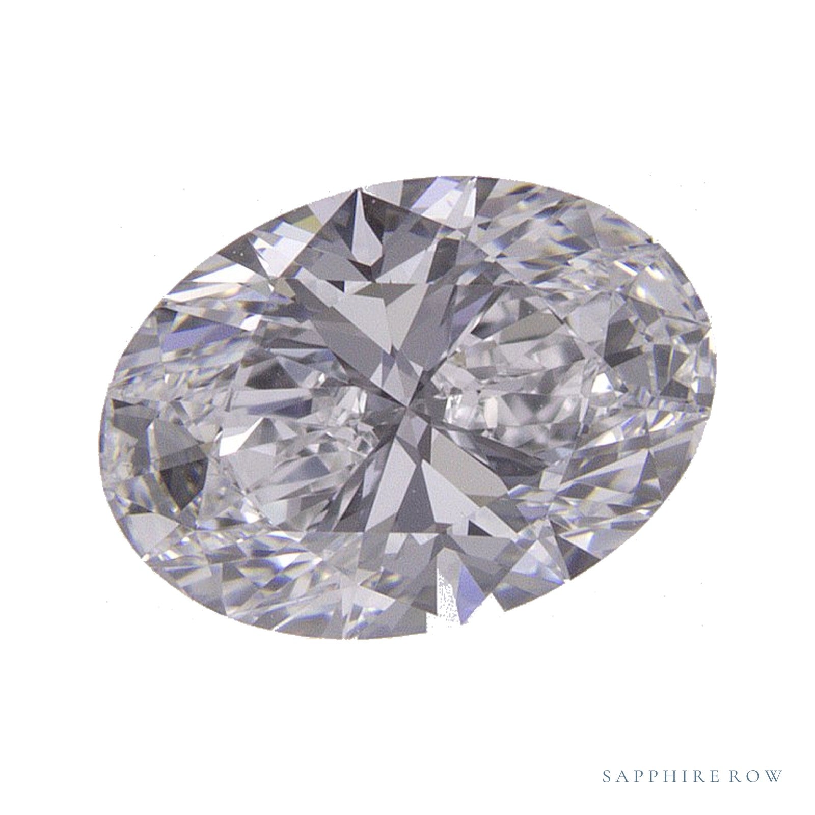 1.21 ct lab-grown diamond, oval cut | Sapphire Row · cut4