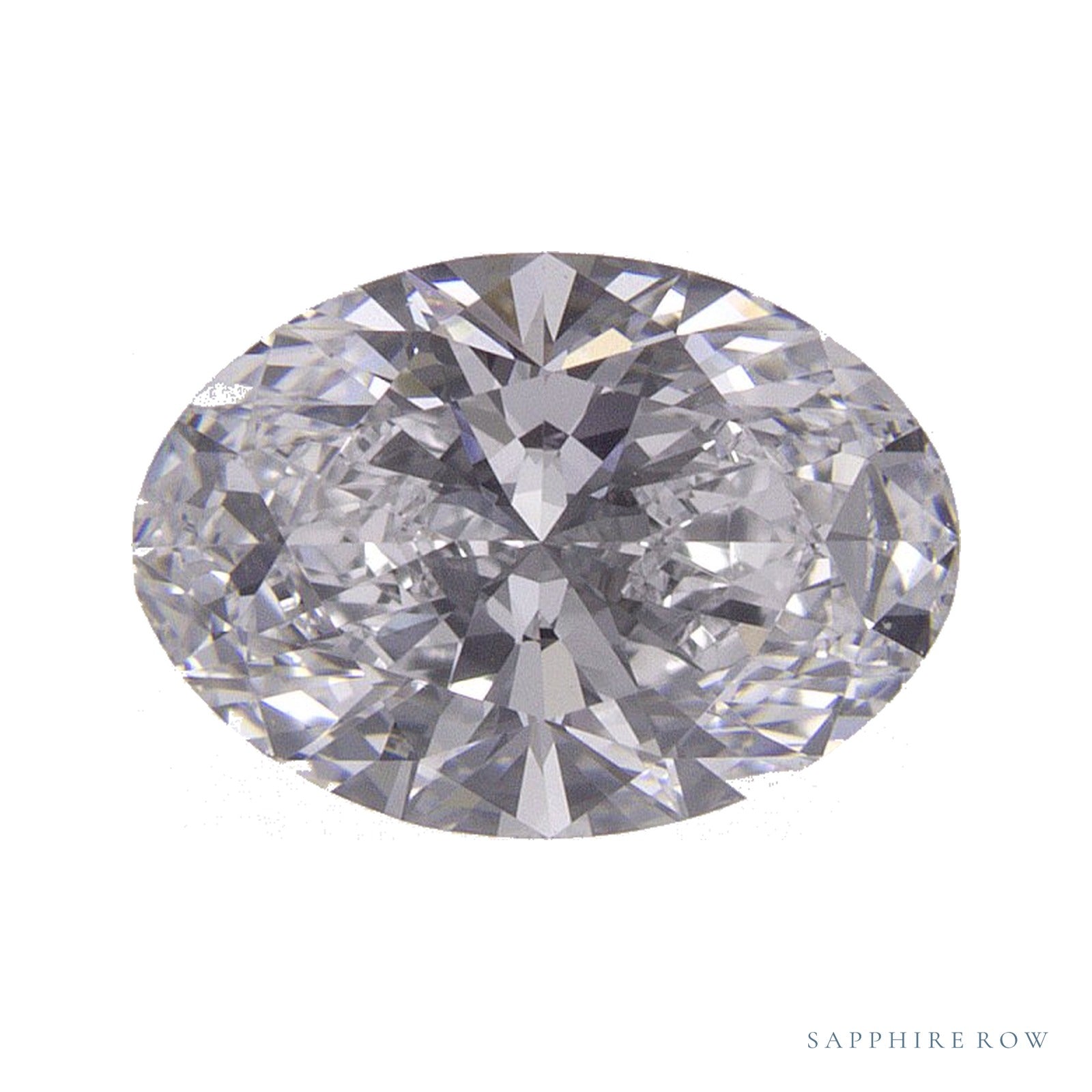 1.21 ct lab-grown diamond, oval cut | Sapphire Row · cut4