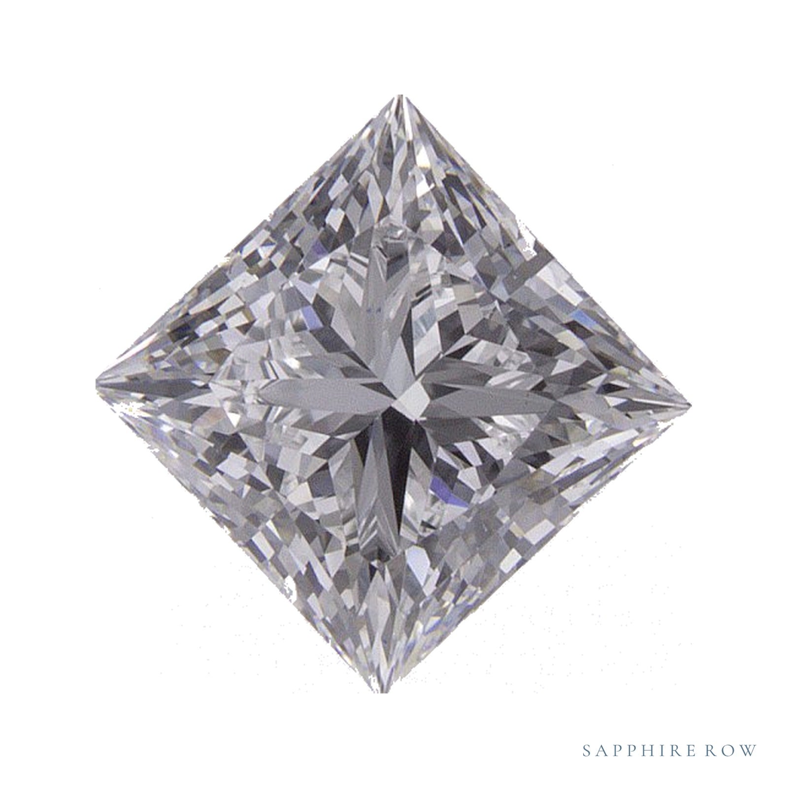 1.21 ct lab-grown diamond, square cut | Sapphire Row · cut4
