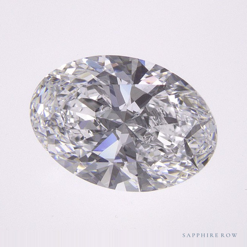 1.21 ct lab-grown diamond, oval cut | Sapphire Row · cut7