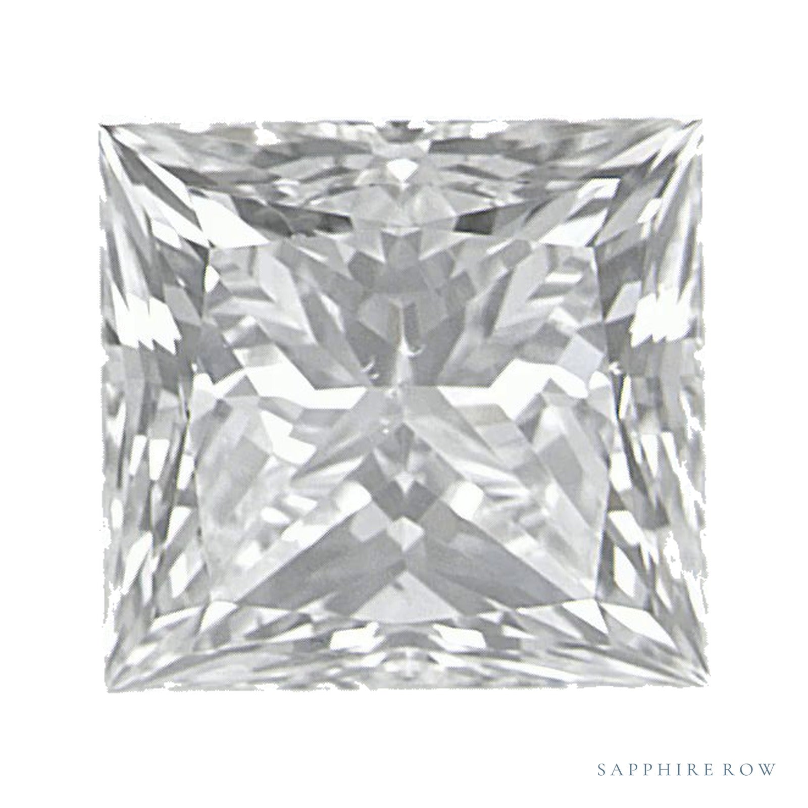 1.20 ct natural diamond, square cut | Sapphire Row · cut4