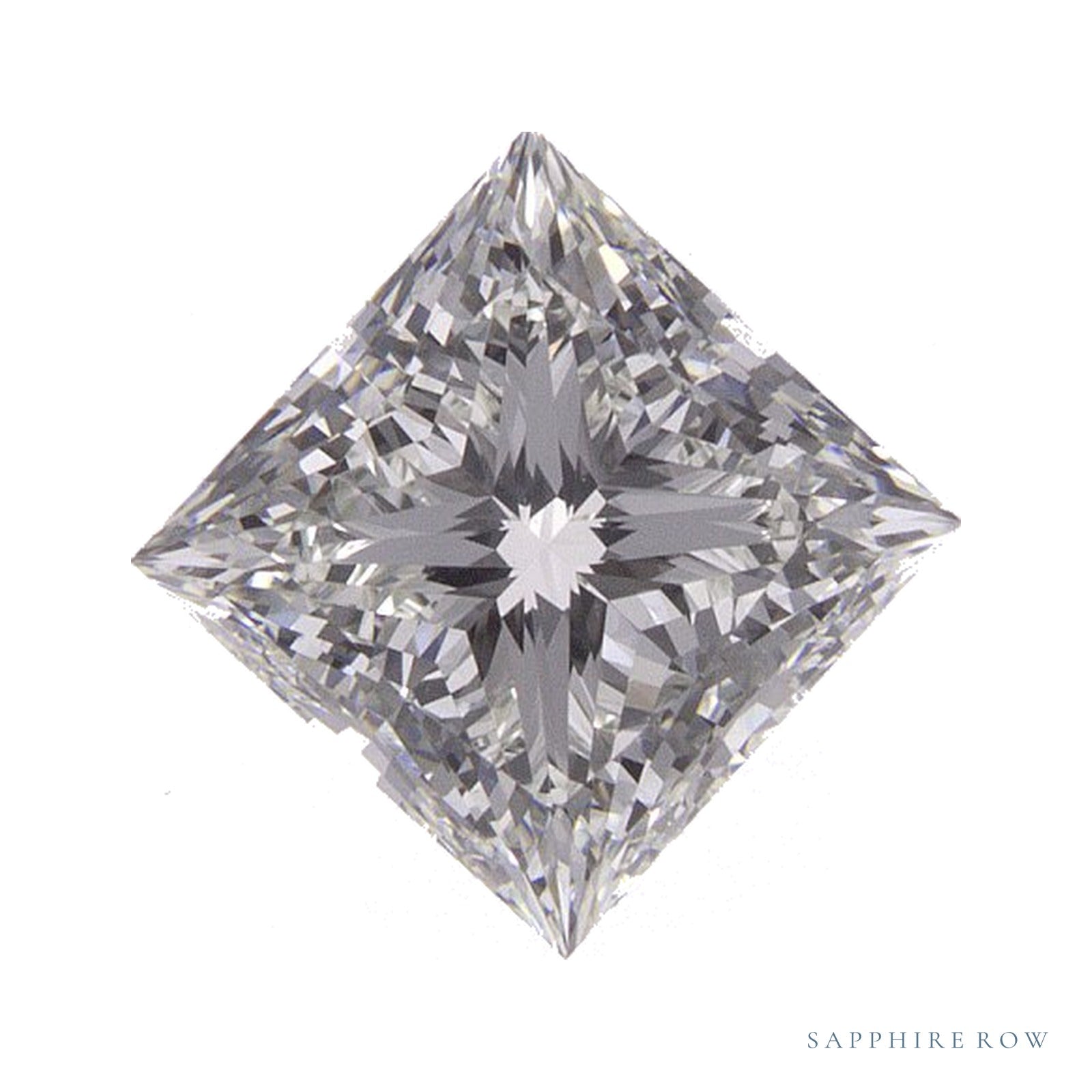 1.20 ct natural diamond, square cut | Sapphire Row · cut4