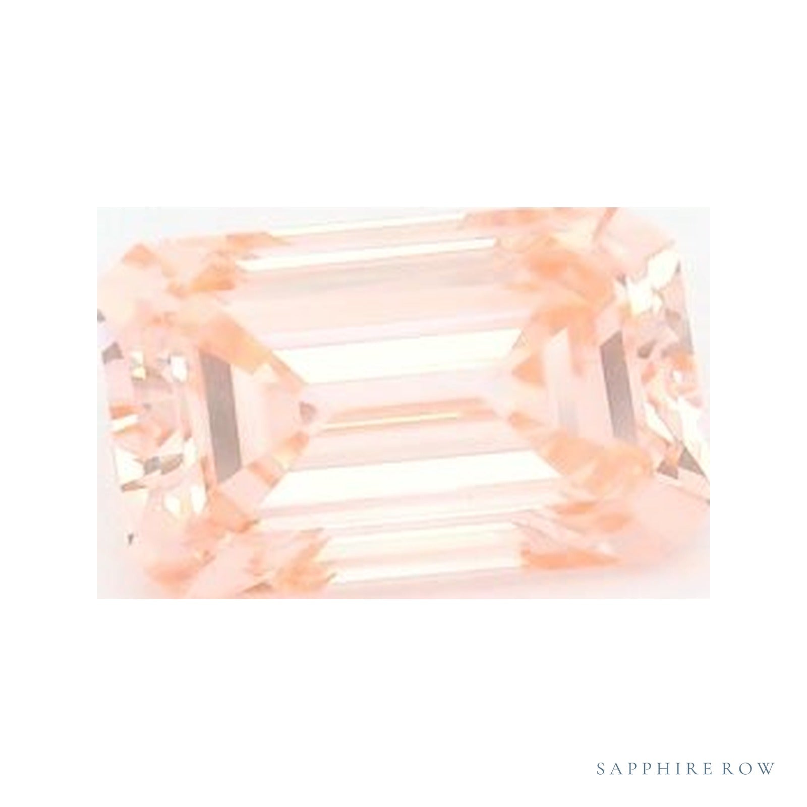 1.20 ct lab-grown fancy vivid pink diamond, emerald cut | Sapphire Row · cut4