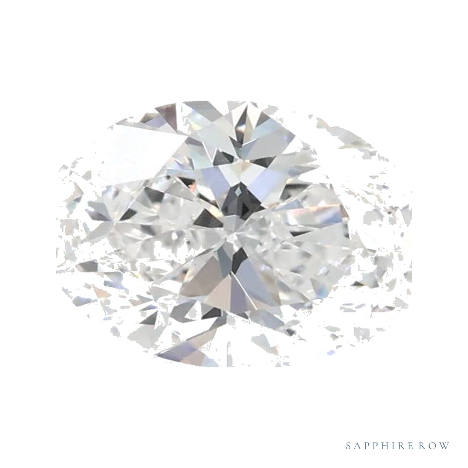 1.20 ct lab-grown diamond, oval cut | Sapphire Row · cut4