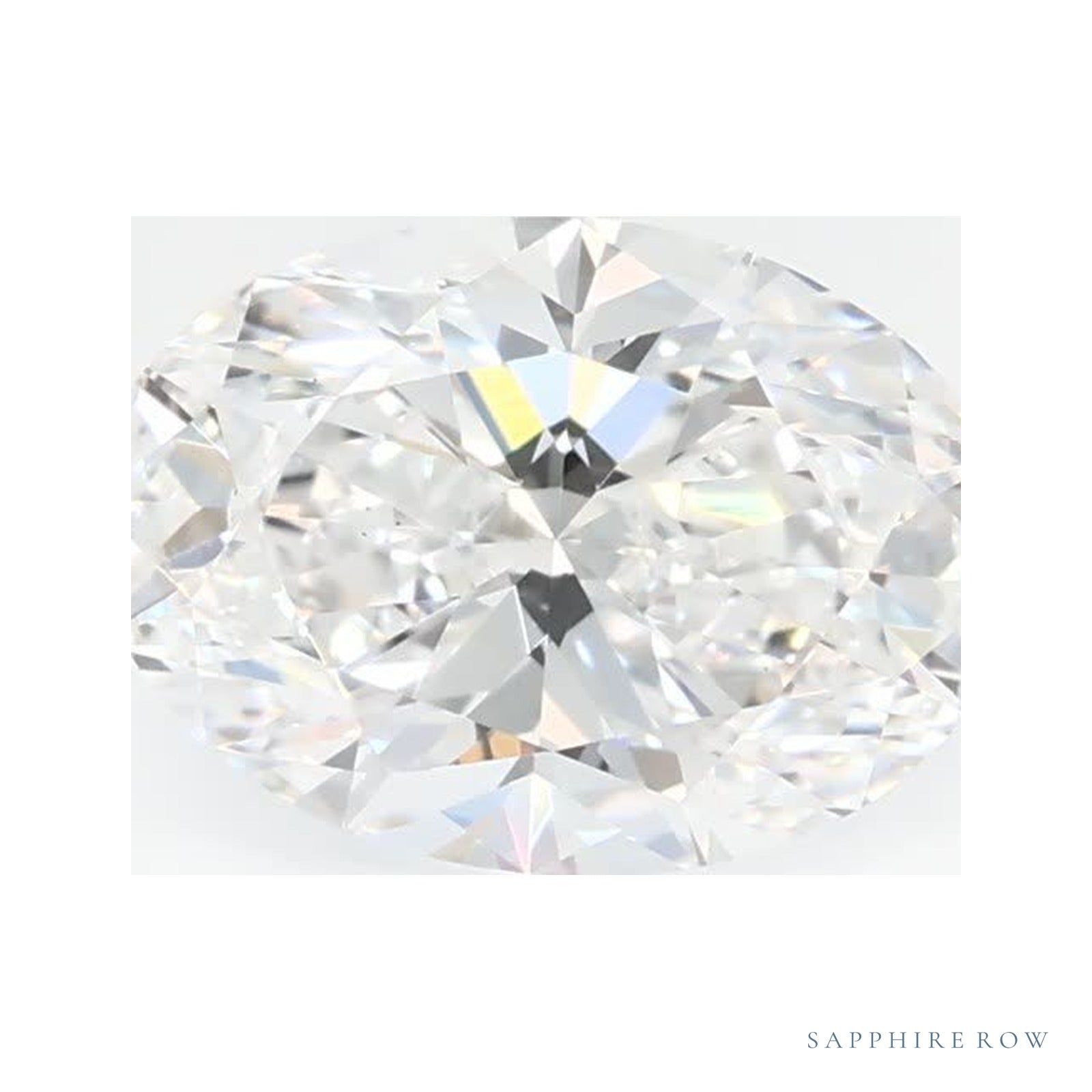 1.20 ct lab-grown diamond, oval cut | Sapphire Row · cut4