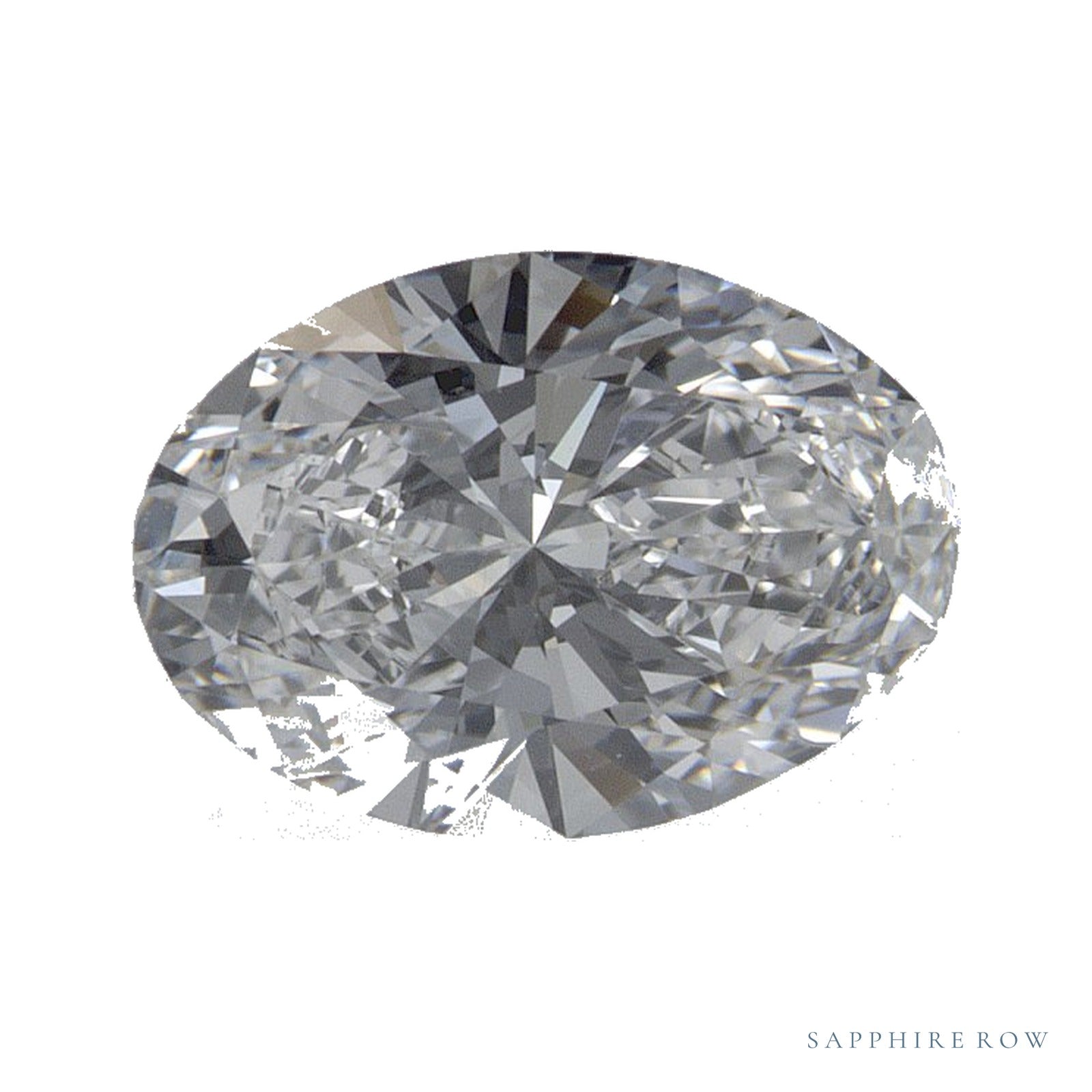 1.20 ct lab-grown diamond, oval cut | Sapphire Row · cut4