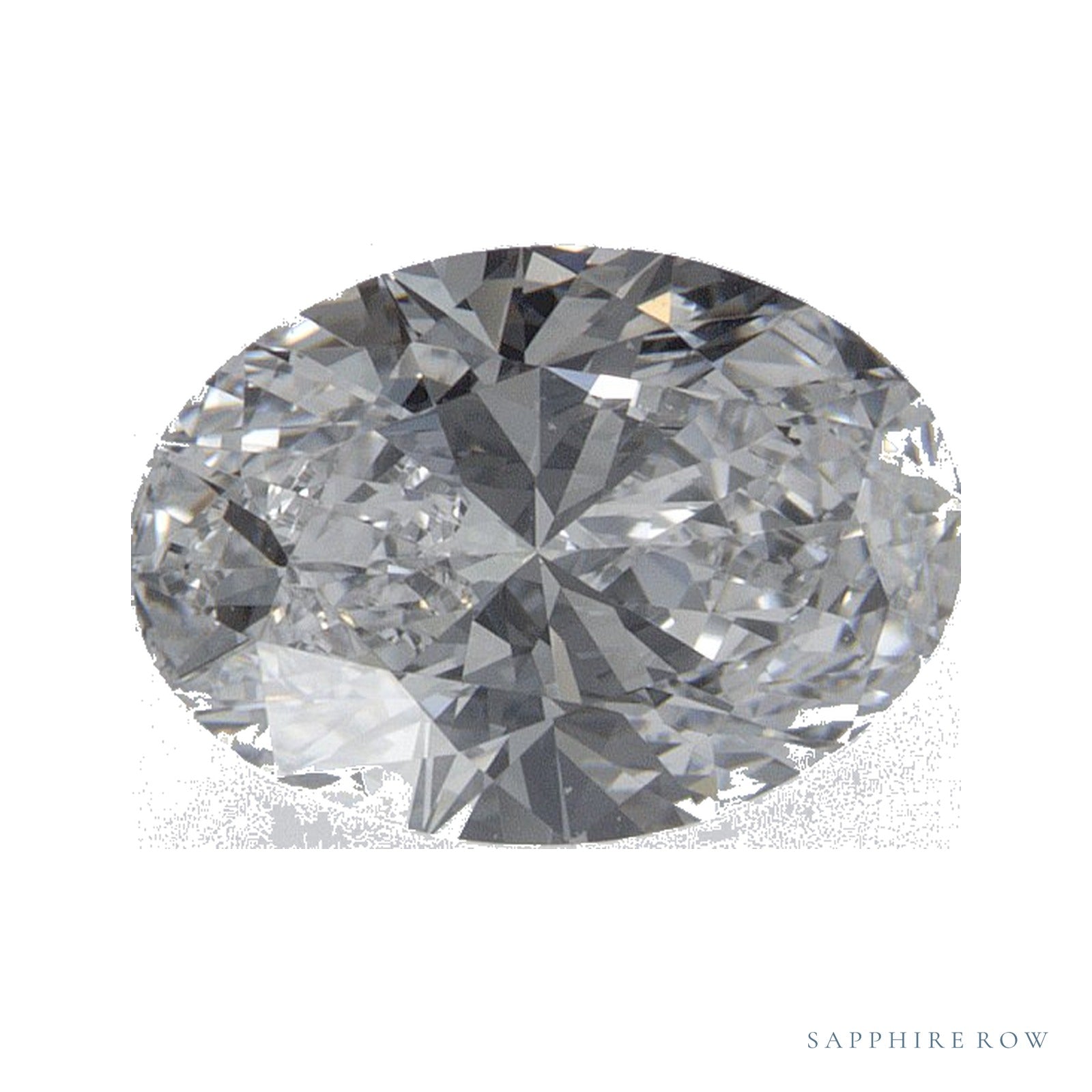 1.20 ct lab-grown diamond, oval cut | Sapphire Row · cut4