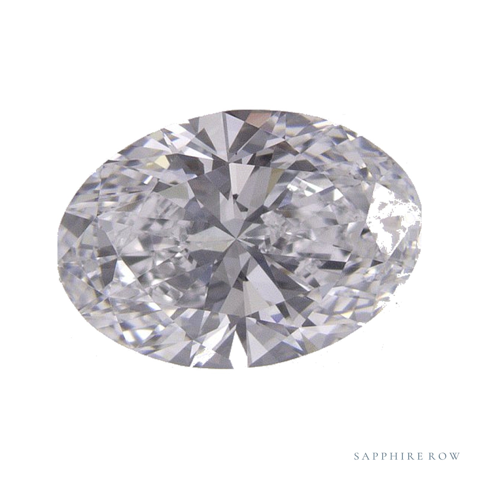 1.20 ct lab-grown diamond, oval cut | Sapphire Row · cut4
