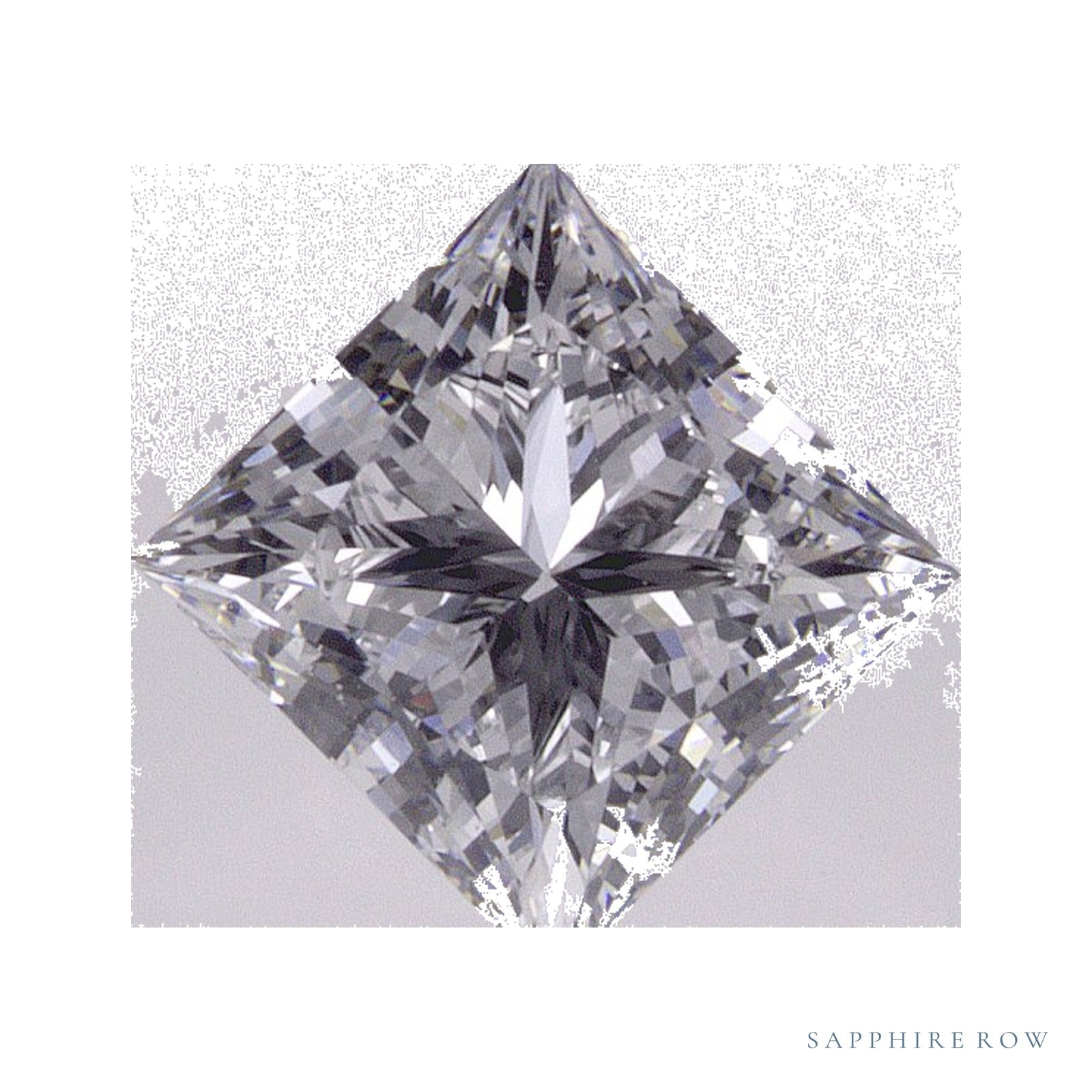 1.20 ct lab-grown diamond, square cut | Sapphire Row · cut4