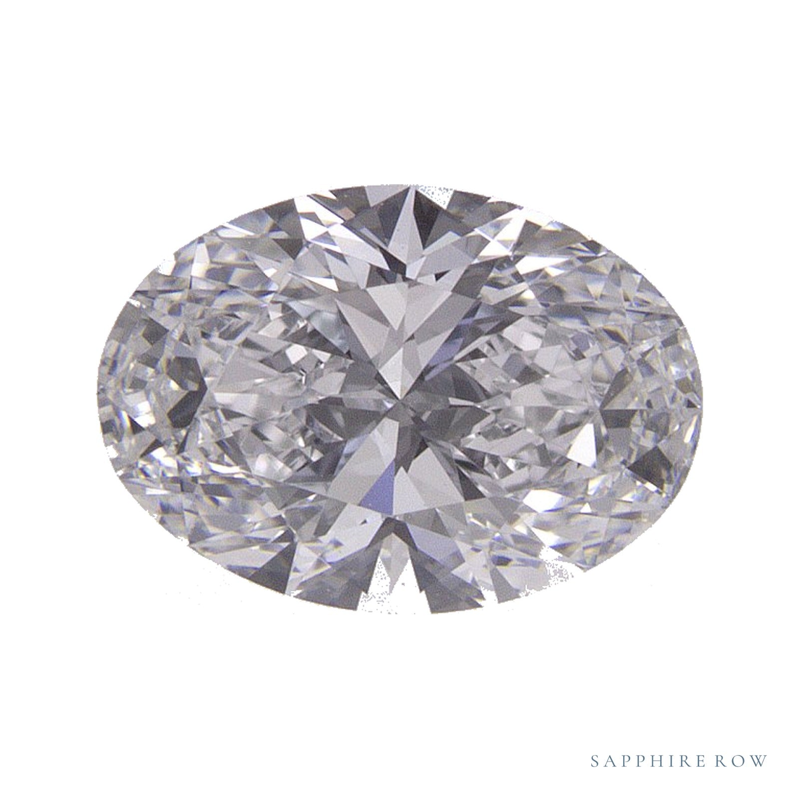 1.20 ct lab-grown diamond, oval cut | Sapphire Row · cut4
