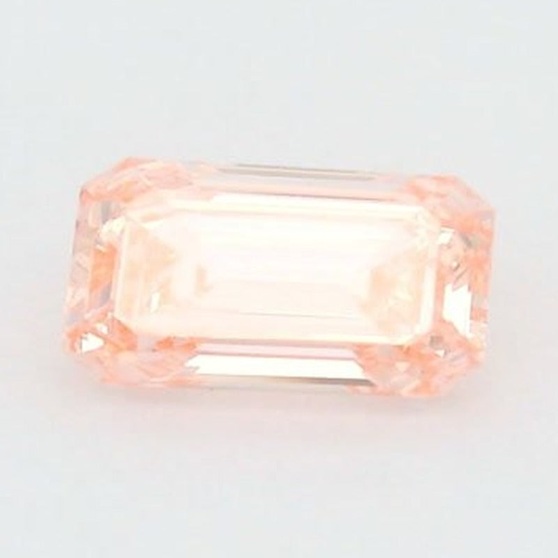 1.17 ct lab-grown fancy vivid pink diamond, emerald cut | Sapphire Row · cut7
