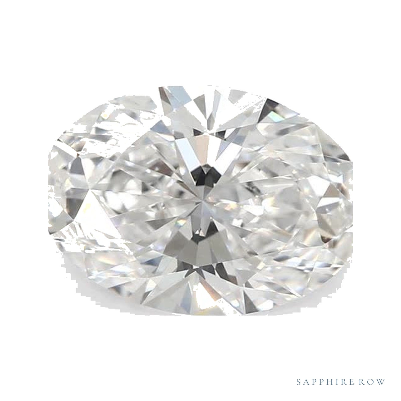 1.13 ct lab-grown diamond, oval cut | Sapphire Row · cut4