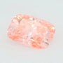1.11 ct lab-grown fancy vivid pink diamond, elongated cushion cut | Sapphire Row · cut7