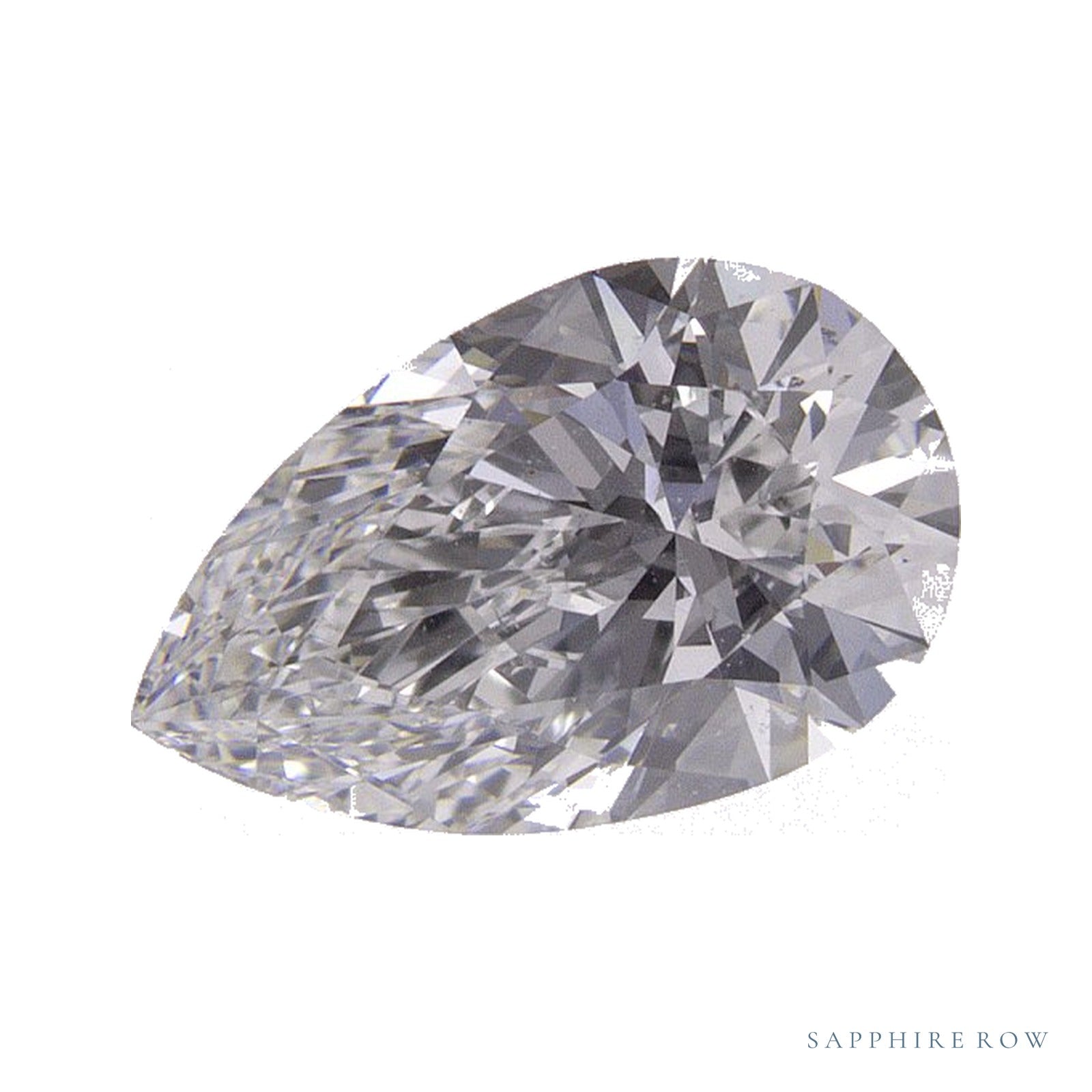 1.10 ct natural diamond, pear cut | Sapphire Row · cut4