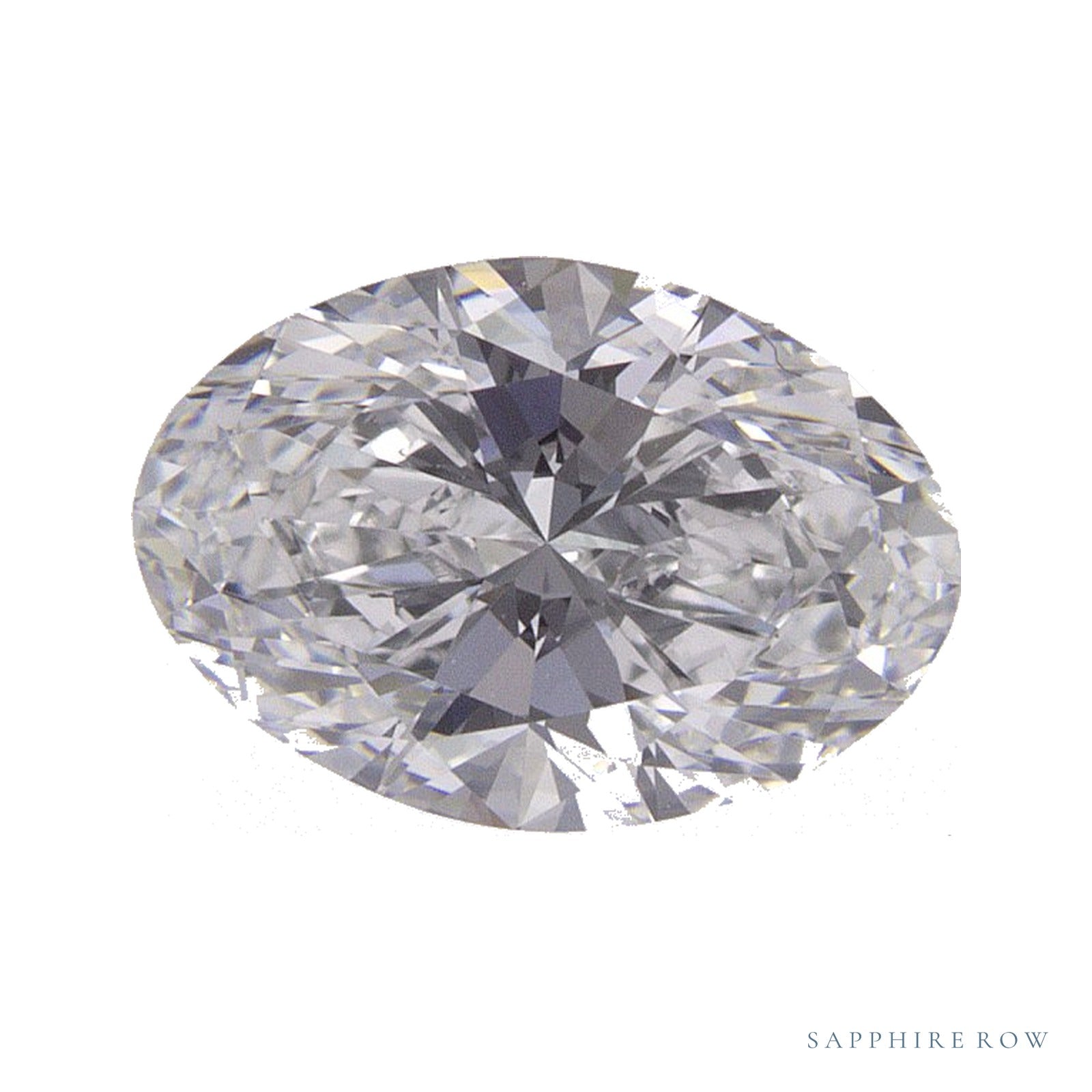 1.10 ct lab-grown diamond, oval cut | Sapphire Row · cut4