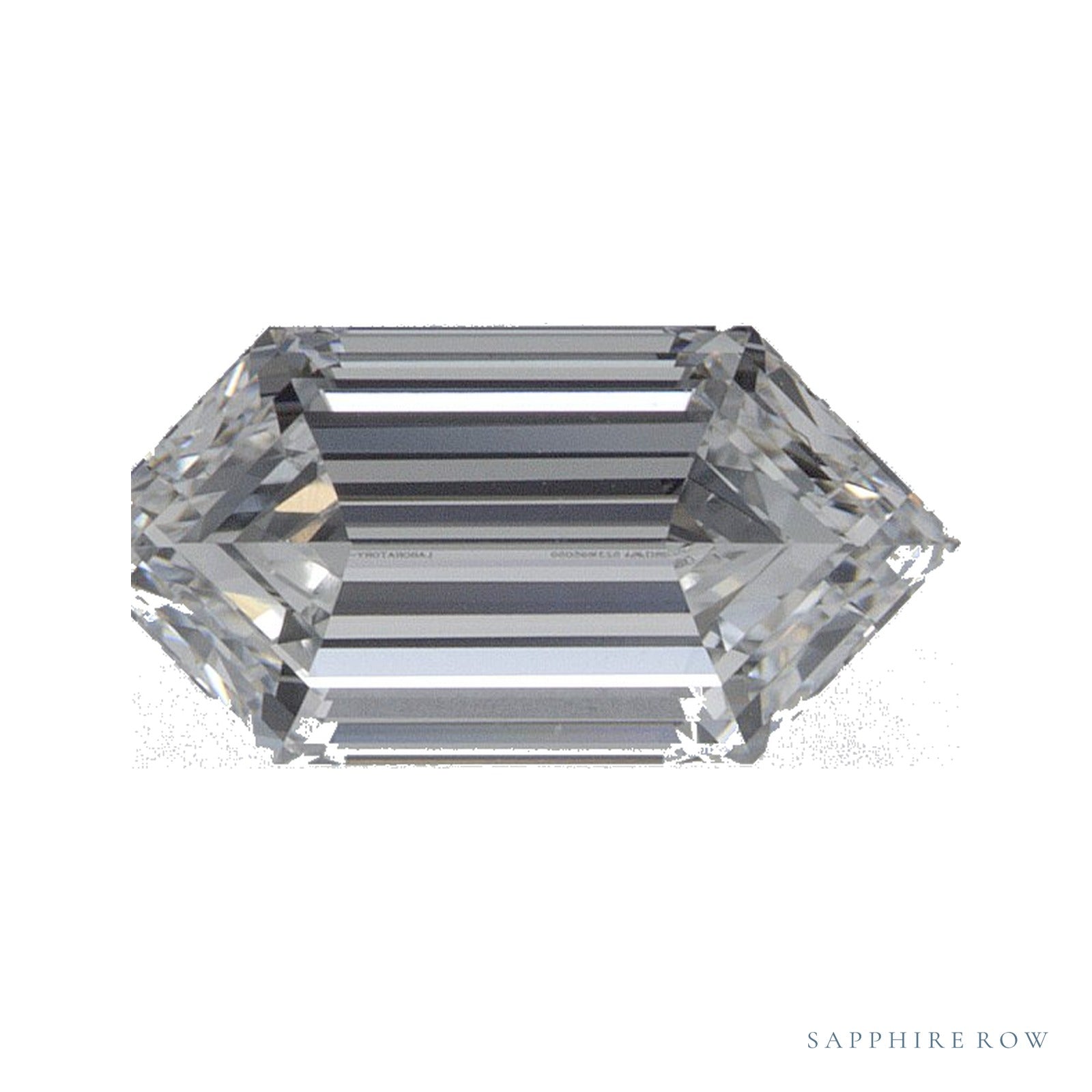 1.09 ct lab-grown diamond, elongated hexagon cut | Sapphire Row · cut4