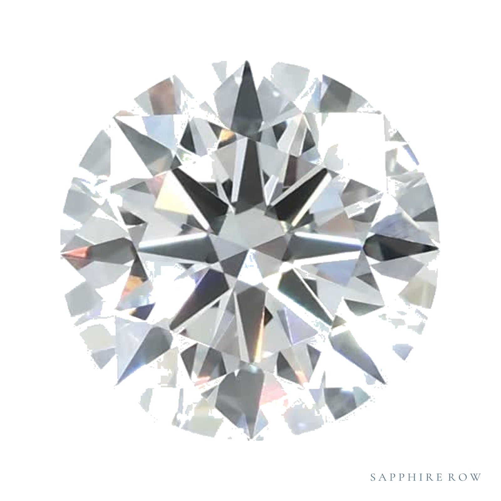 1.09 ct lab-grown diamond, round cut | Sapphire Row · cut4
