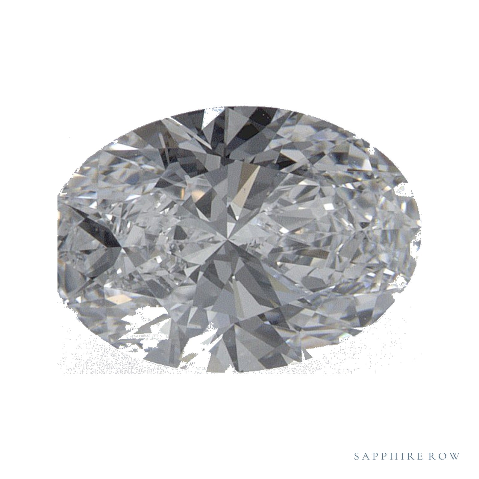 1.09 ct lab-grown diamond, oval cut | Sapphire Row · cut4