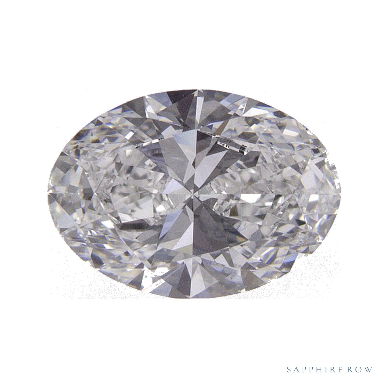 1.09 ct lab-grown diamond, oval cut | Sapphire Row · cut4