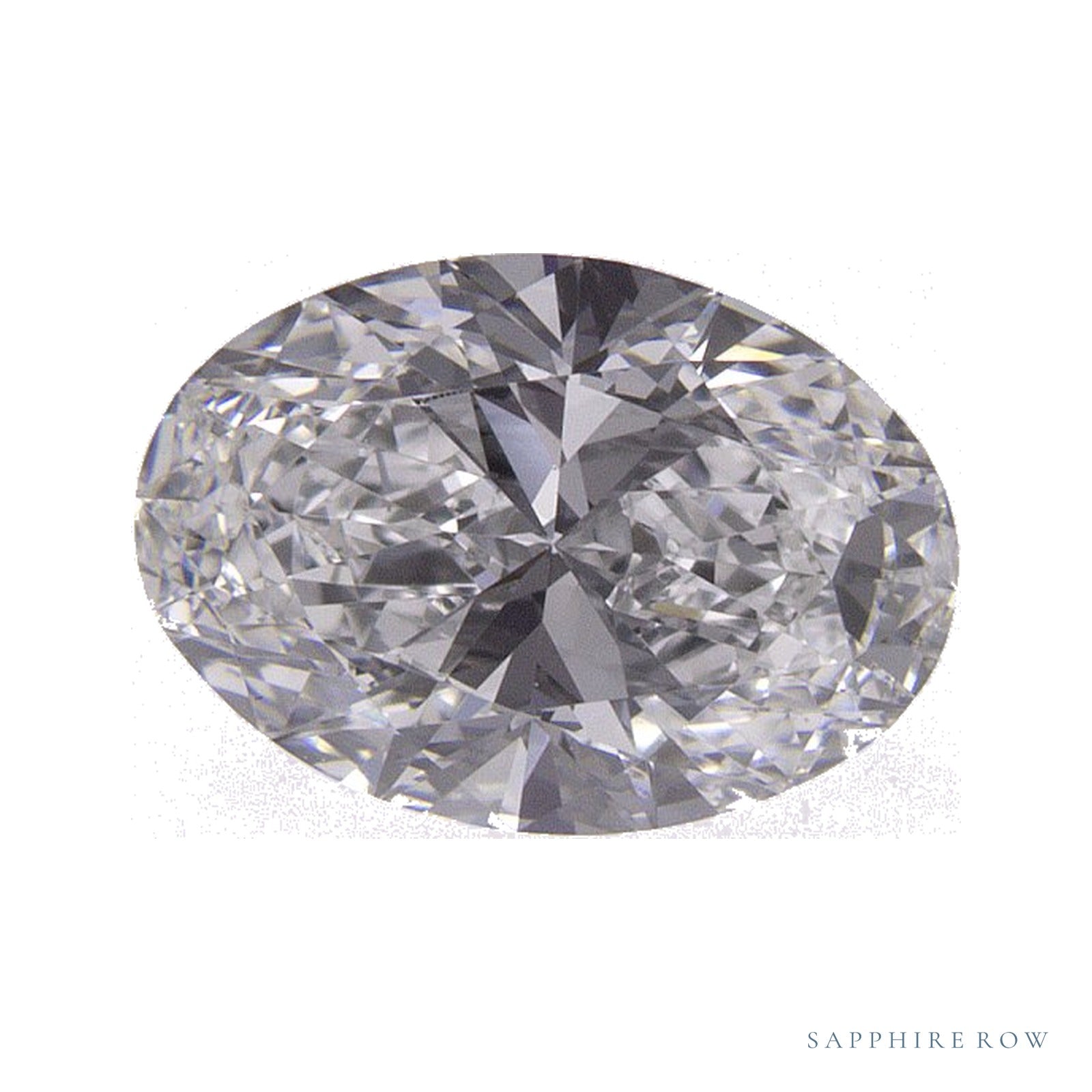 1.09 ct lab-grown diamond, oval cut | Sapphire Row · cut4