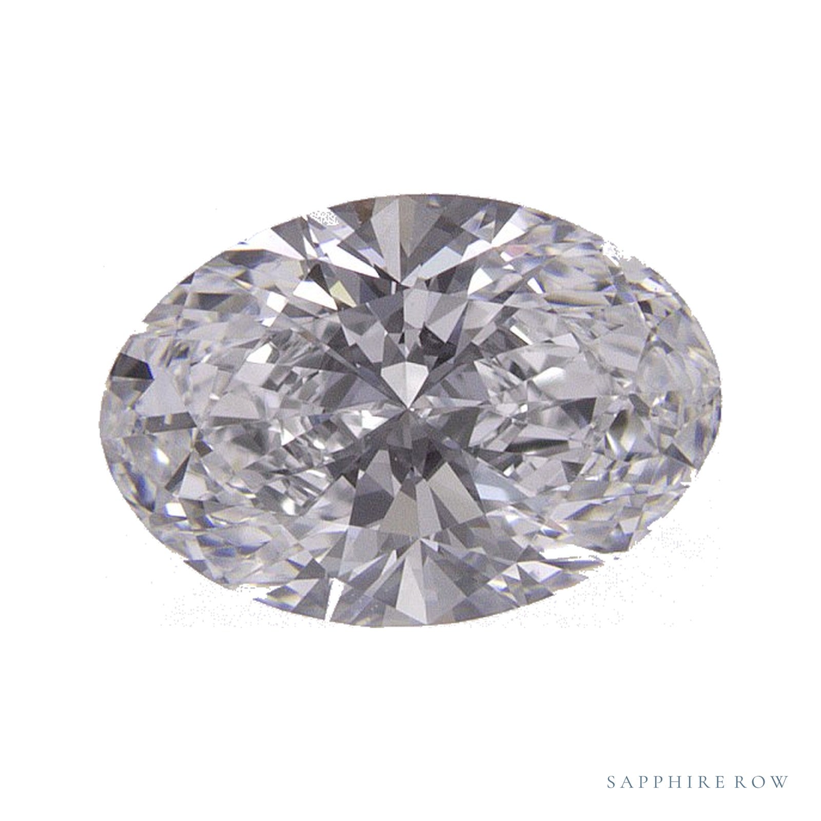 1.09 ct lab-grown diamond, oval cut | Sapphire Row · cut4