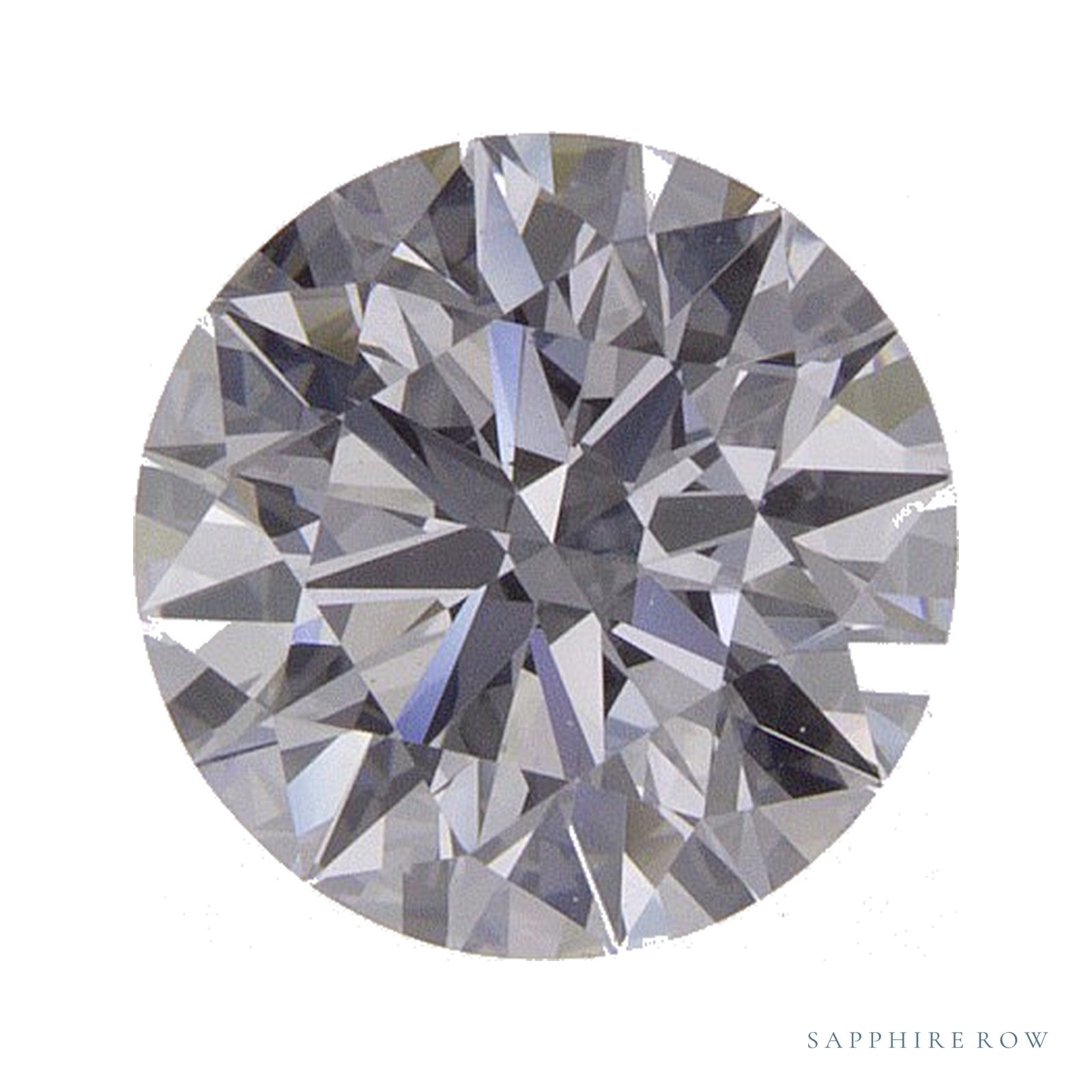 1.09 ct lab-grown diamond, round cut | Sapphire Row · cut4