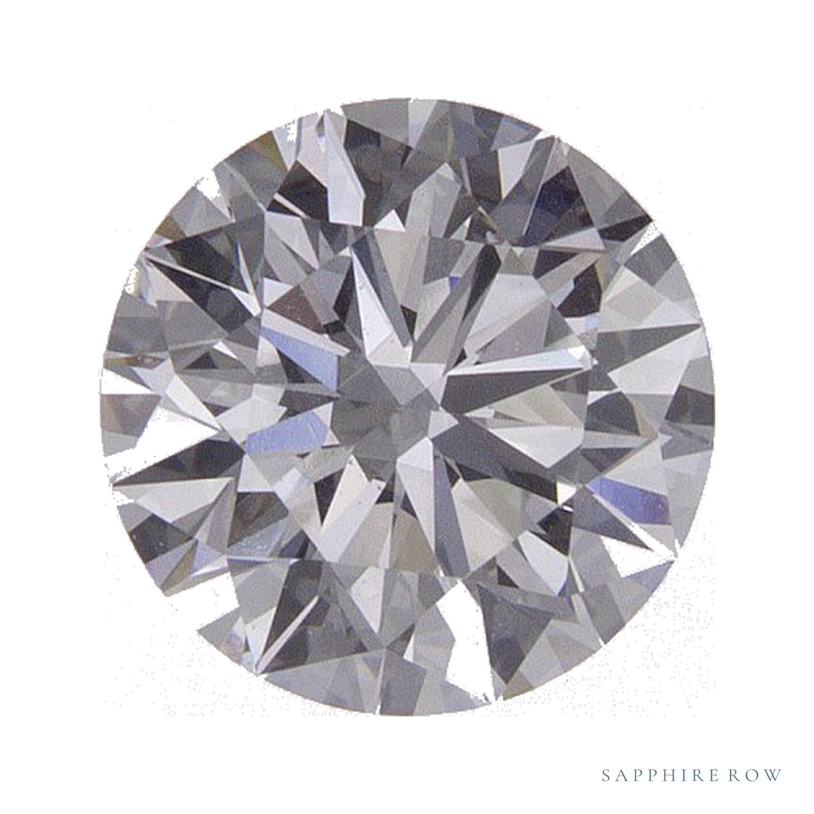 1.09 ct lab-grown diamond, round cut | Sapphire Row · cut4