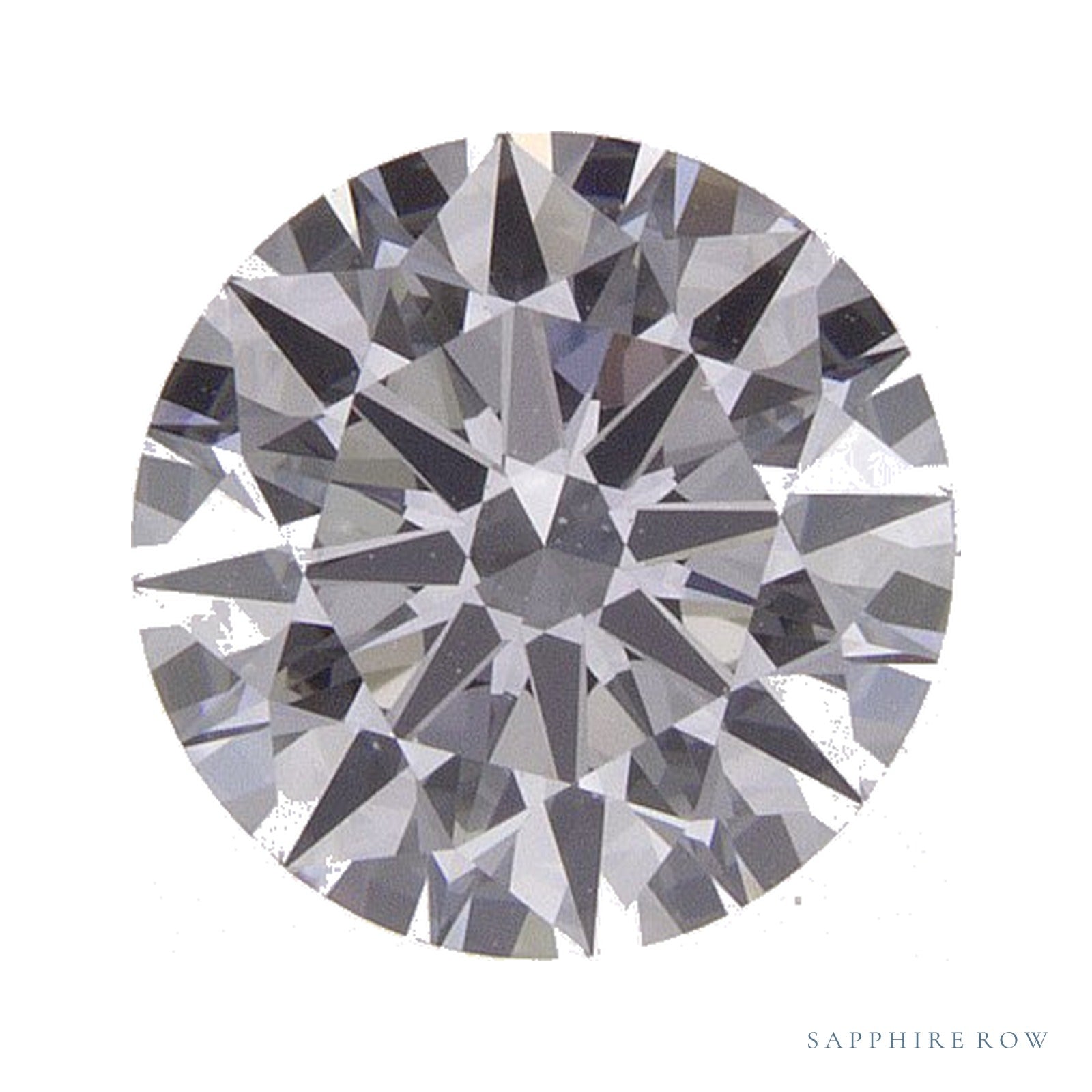 1.09 ct lab-grown diamond, round cut | Sapphire Row · cut4