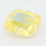 1.08 ct lab-grown fancy intense yellow diamond, cushion cut | Sapphire Row · cut7