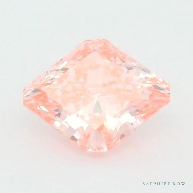 1.08 ct lab-grown fancy vivid pink diamond, radiant cut | Sapphire Row · cut7