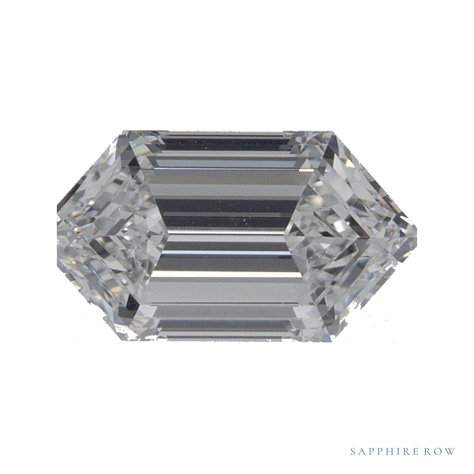 1.08 ct lab-grown diamond, elongated hexagon cut | Sapphire Row · cut4