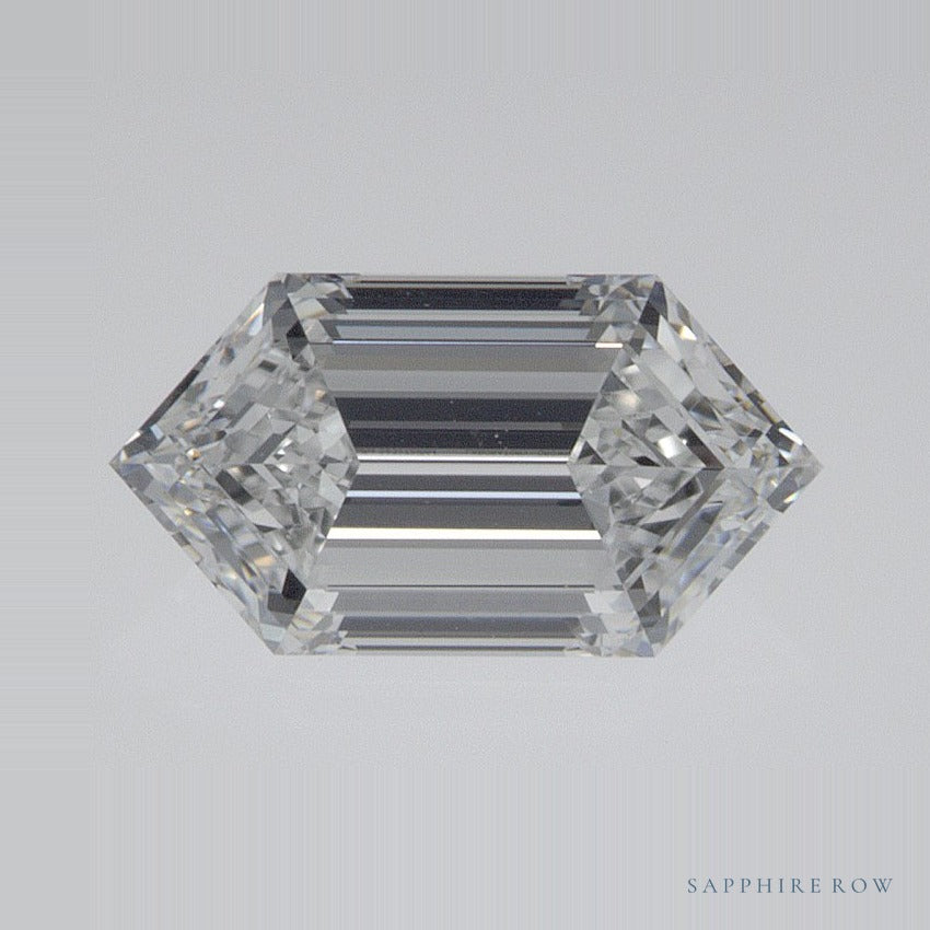 1.08 ct lab-grown diamond, elongated hexagon cut | Sapphire Row · cut7