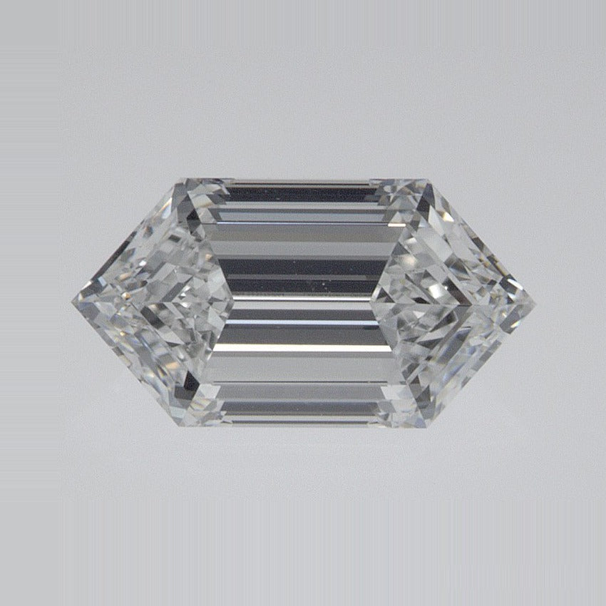 1.08 ct lab-grown diamond, elongated hexagon cut | Sapphire Row · cut7