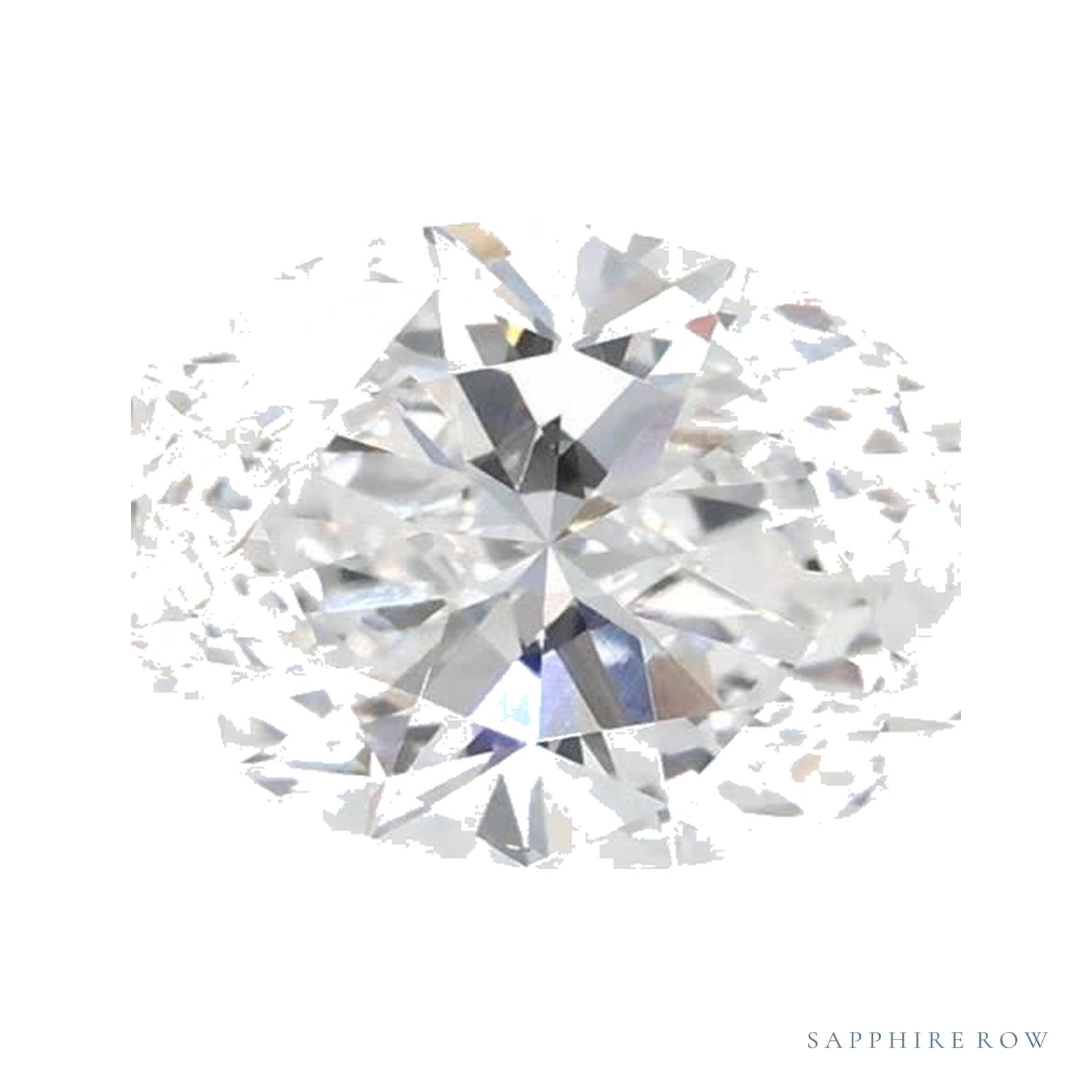 1.08 ct lab-grown diamond, oval cut | Sapphire Row · cut4