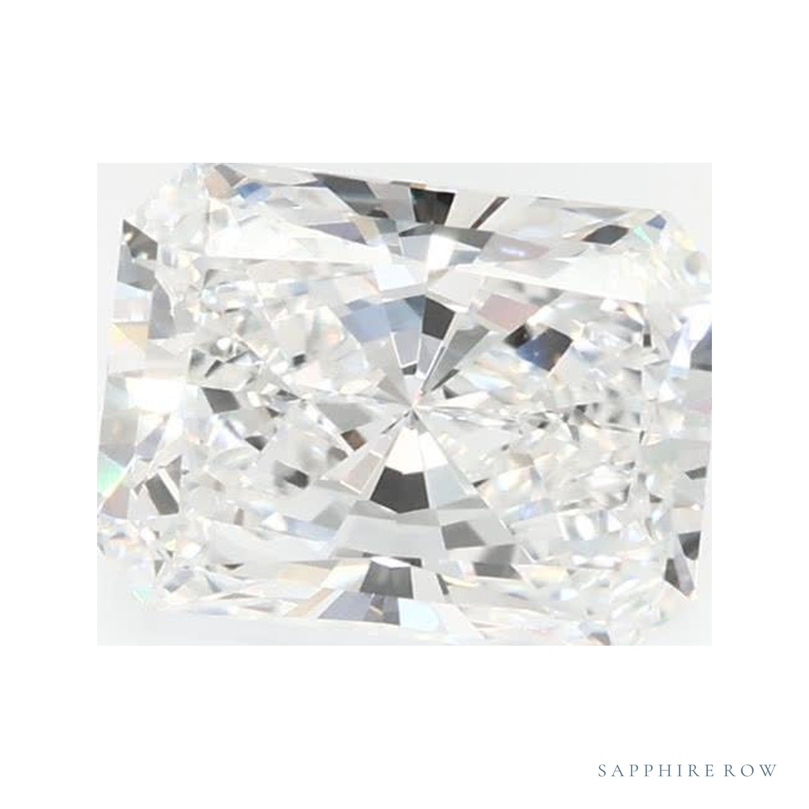 1.08 ct lab-grown diamond, radiant cut | Sapphire Row · cut4