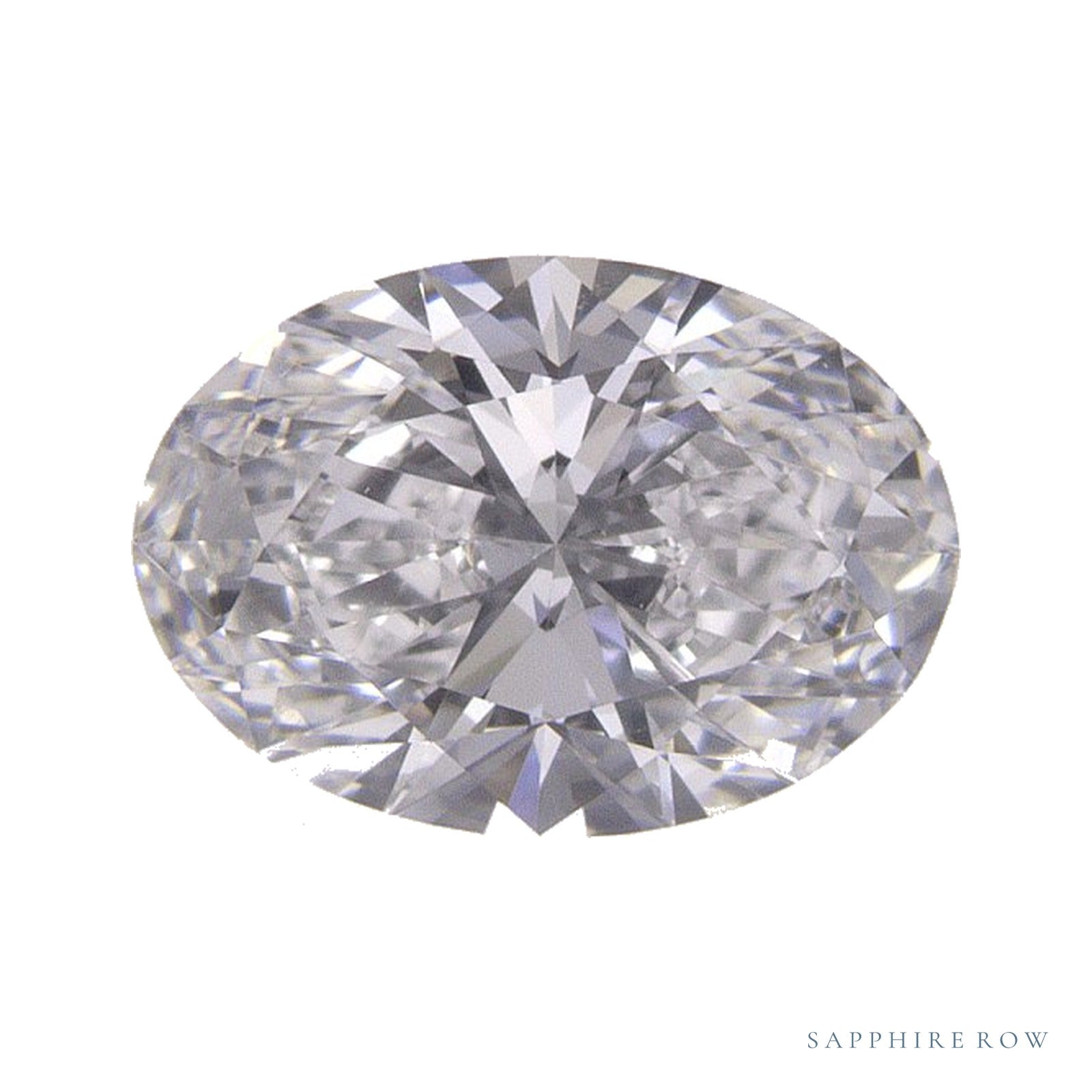 1.08 ct lab-grown diamond, oval cut | Sapphire Row · cut4