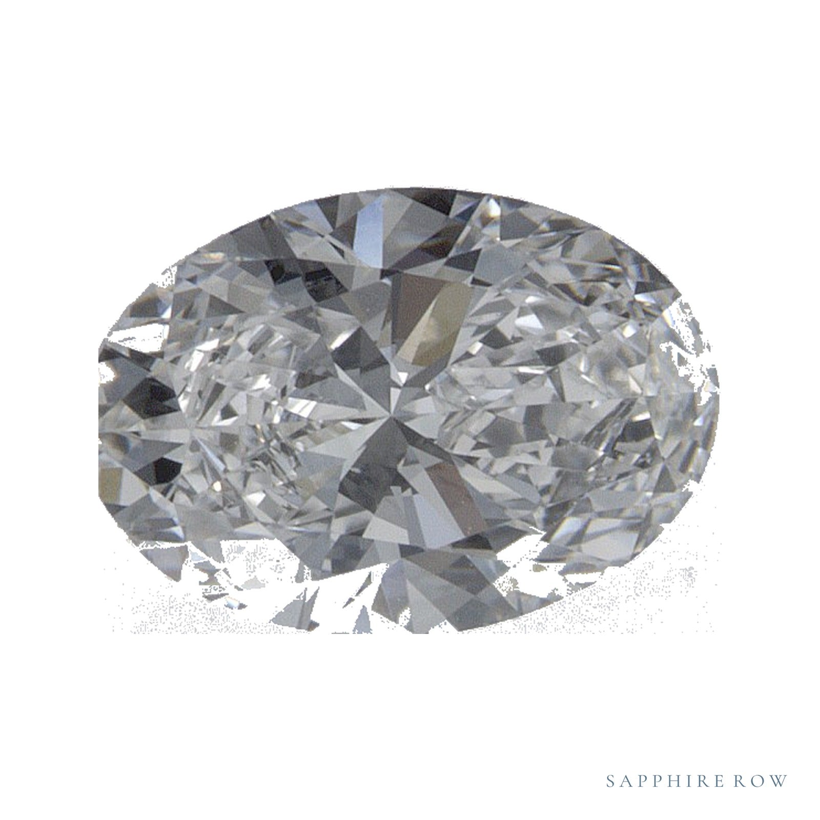 1.08 ct lab-grown diamond, oval cut | Sapphire Row · cut4