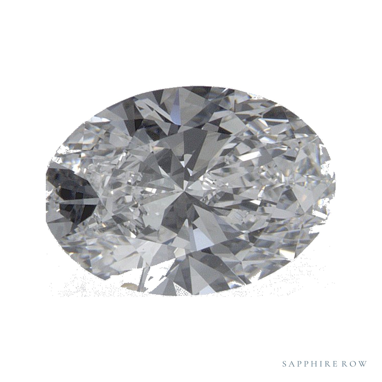 1.08 ct lab-grown diamond, oval cut | Sapphire Row · cut4