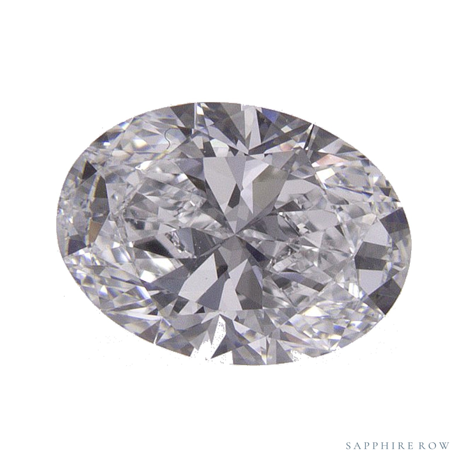 1.08 ct lab-grown diamond, oval cut | Sapphire Row · cut4