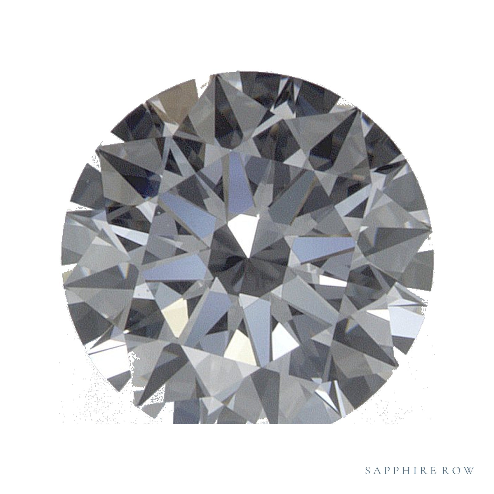 1.08 ct lab-grown diamond, round cut | Sapphire Row · cut4