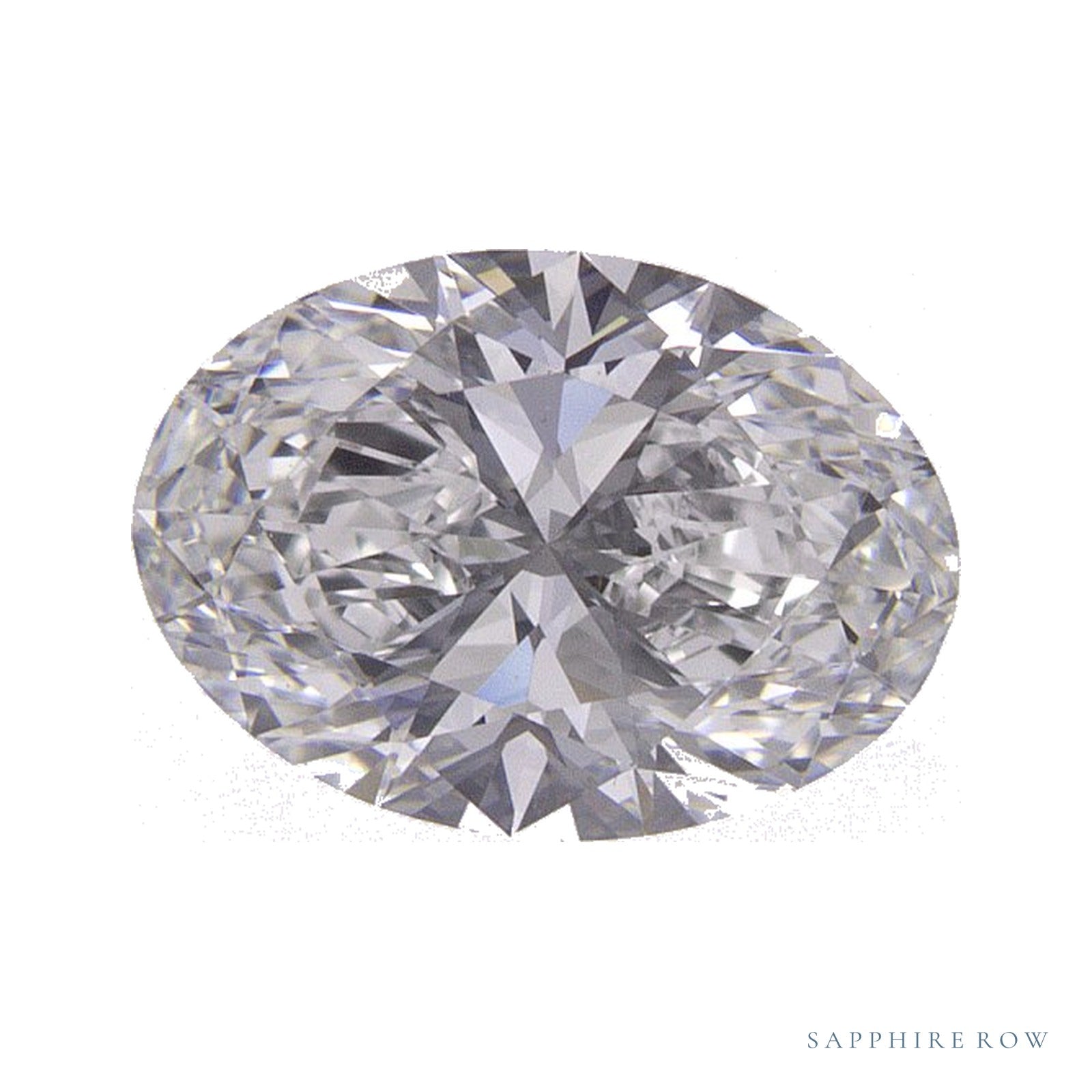 1.08 ct lab-grown diamond, oval cut | Sapphire Row · cut4