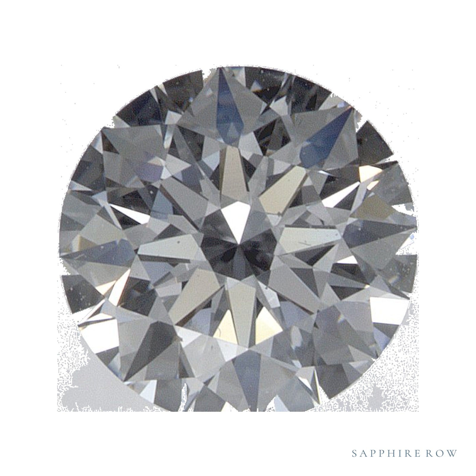 1.08 ct lab-grown diamond, round cut | Sapphire Row · cut4