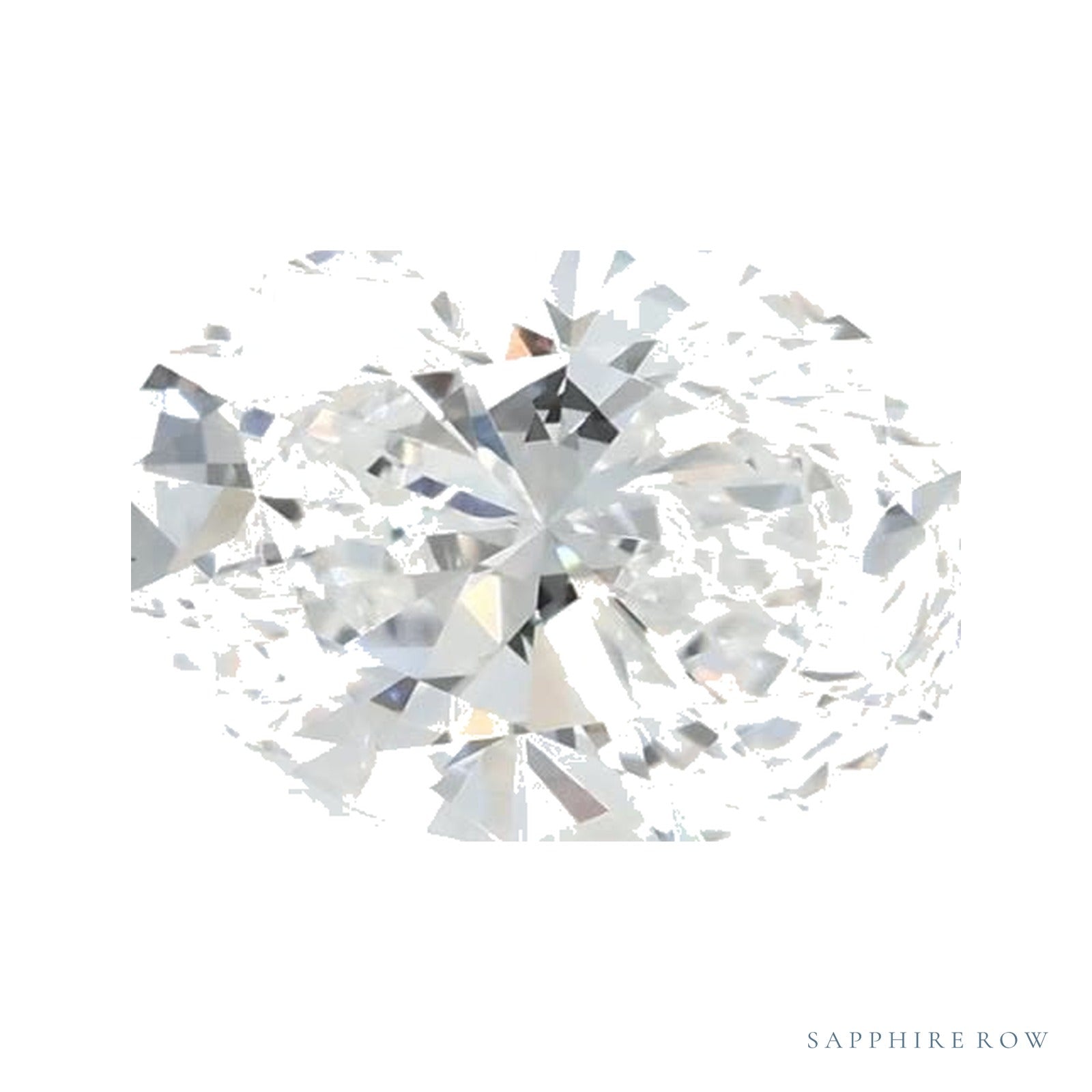 1.07 ct lab-grown diamond, oval cut | Sapphire Row · cut4