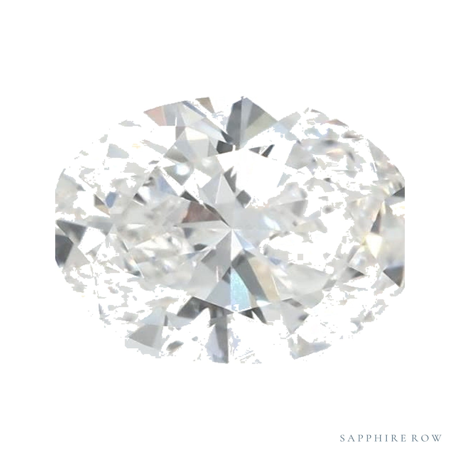 1.07 ct lab-grown diamond, oval cut | Sapphire Row · cut4