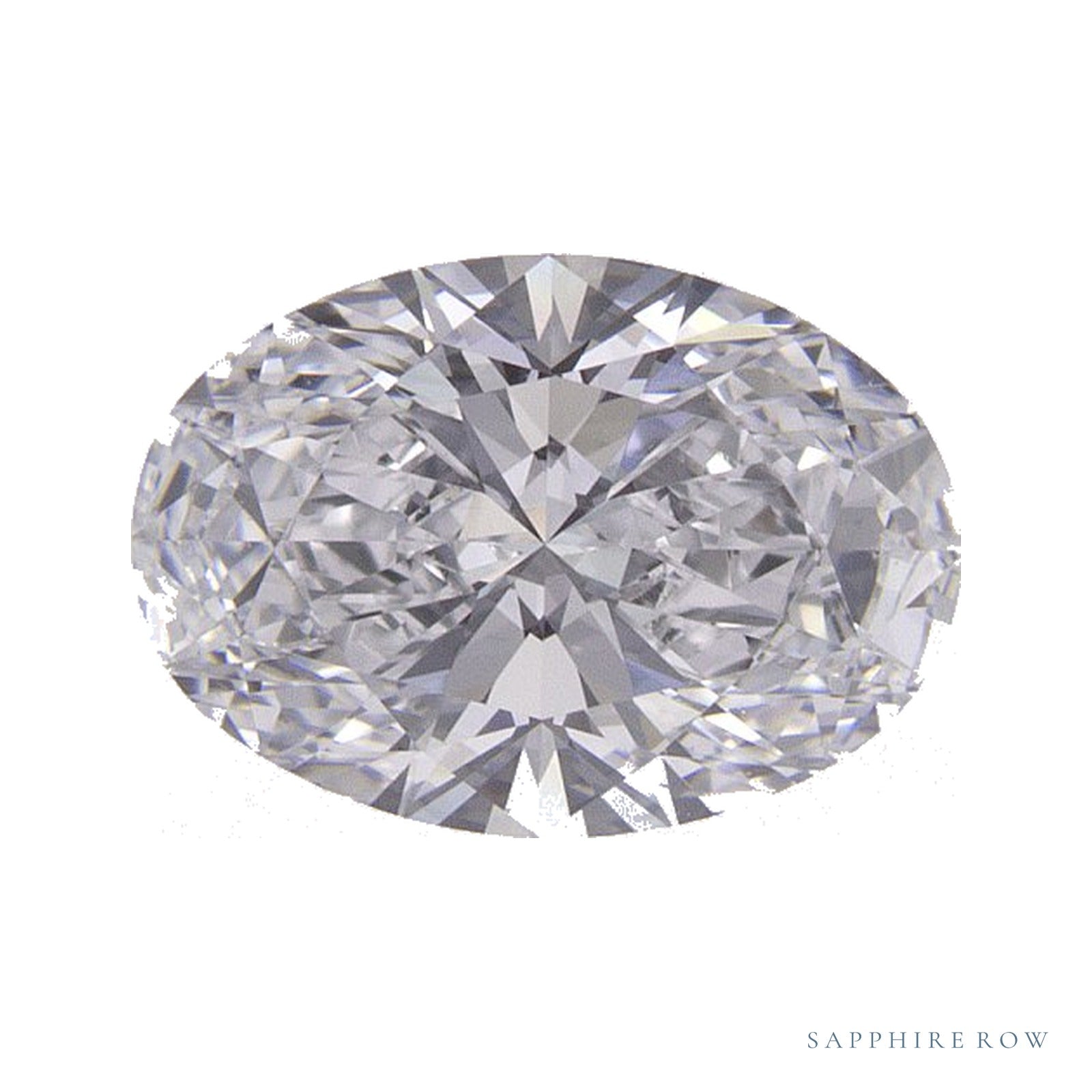 1.07 ct lab-grown diamond, oval cut | Sapphire Row · cut4