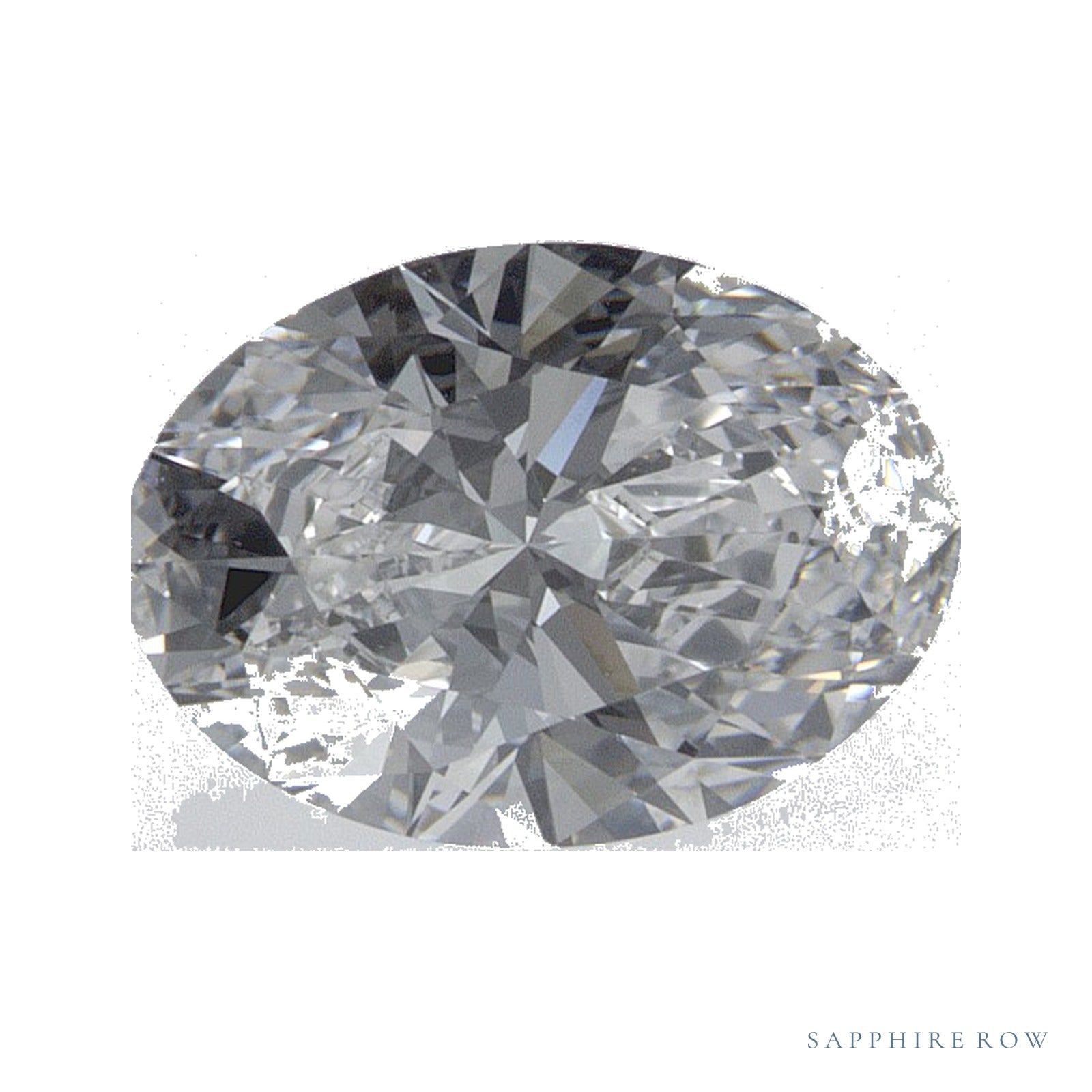 1.07 ct lab-grown diamond, oval cut | Sapphire Row · cut4