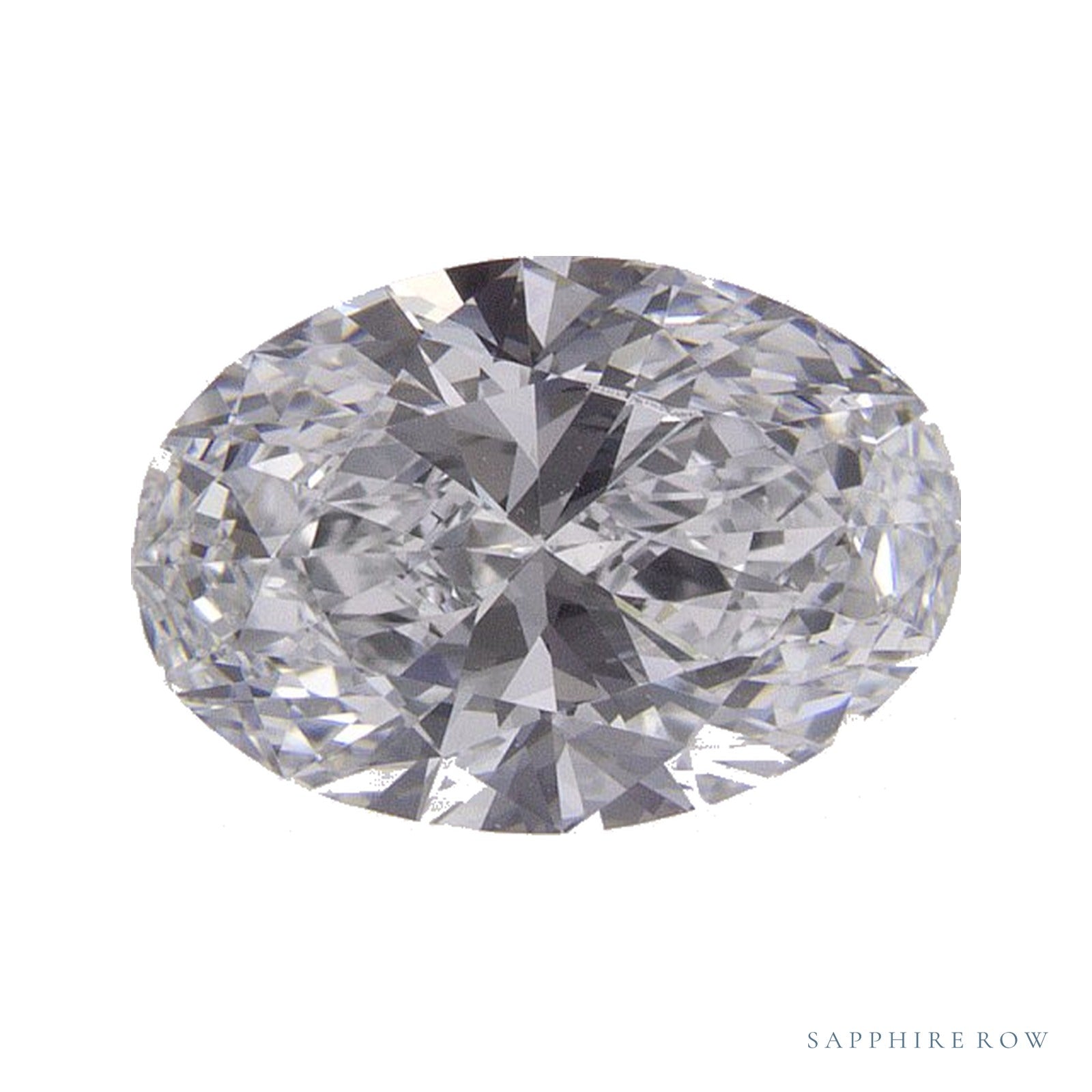 1.07 ct lab-grown diamond, oval cut | Sapphire Row · cut4