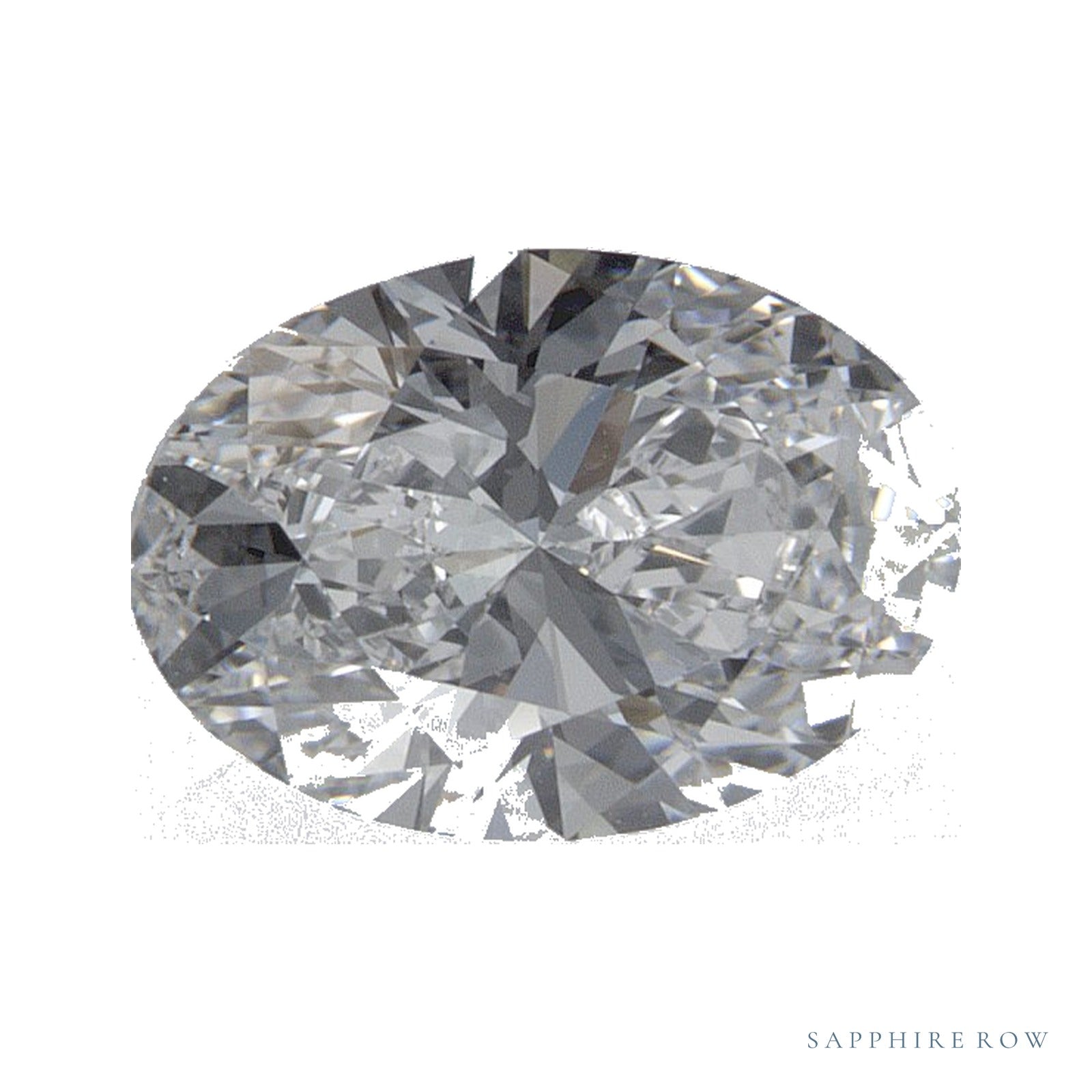 1.07 ct lab-grown diamond, oval cut | Sapphire Row · cut4