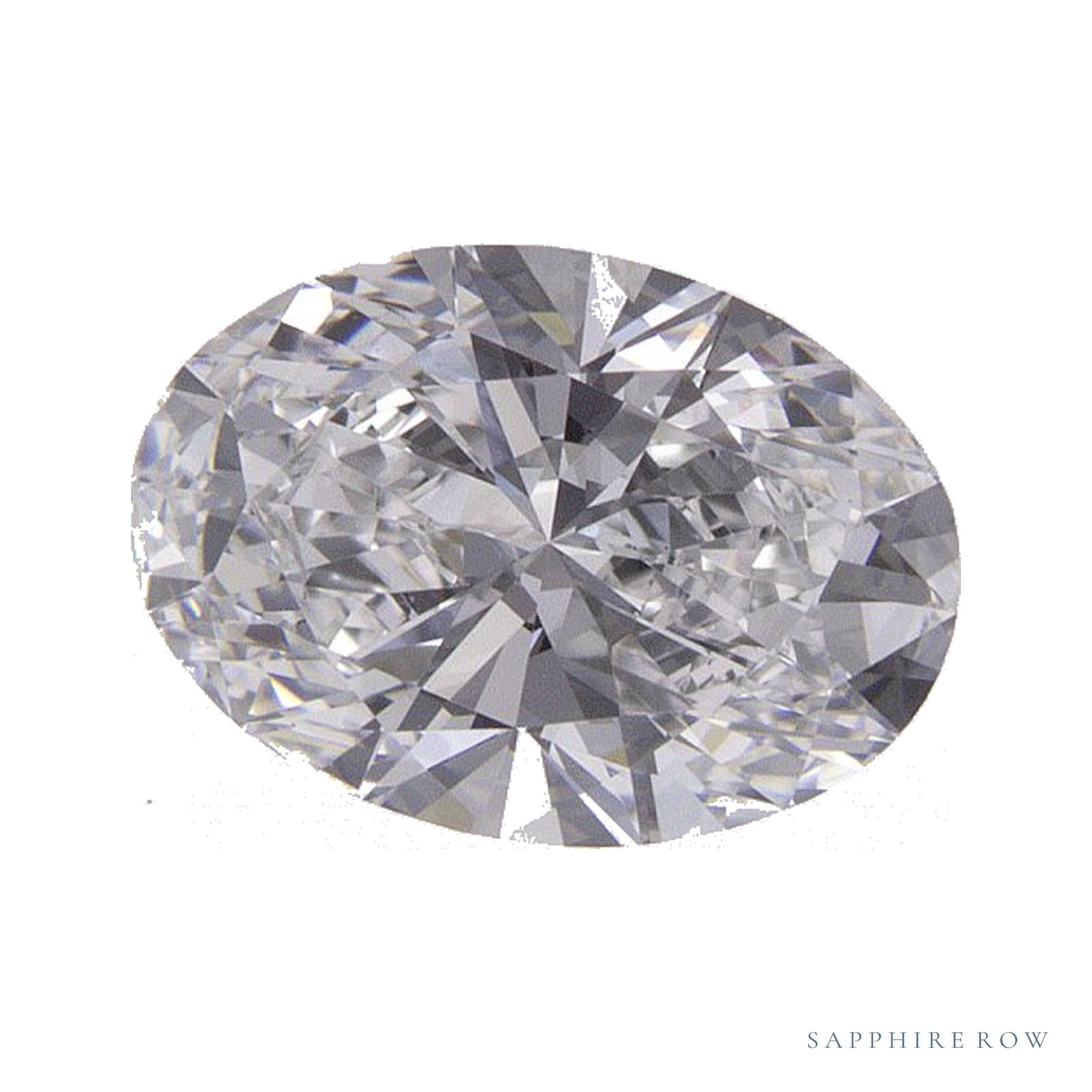 1.07 ct lab-grown diamond, oval cut | Sapphire Row · cut4